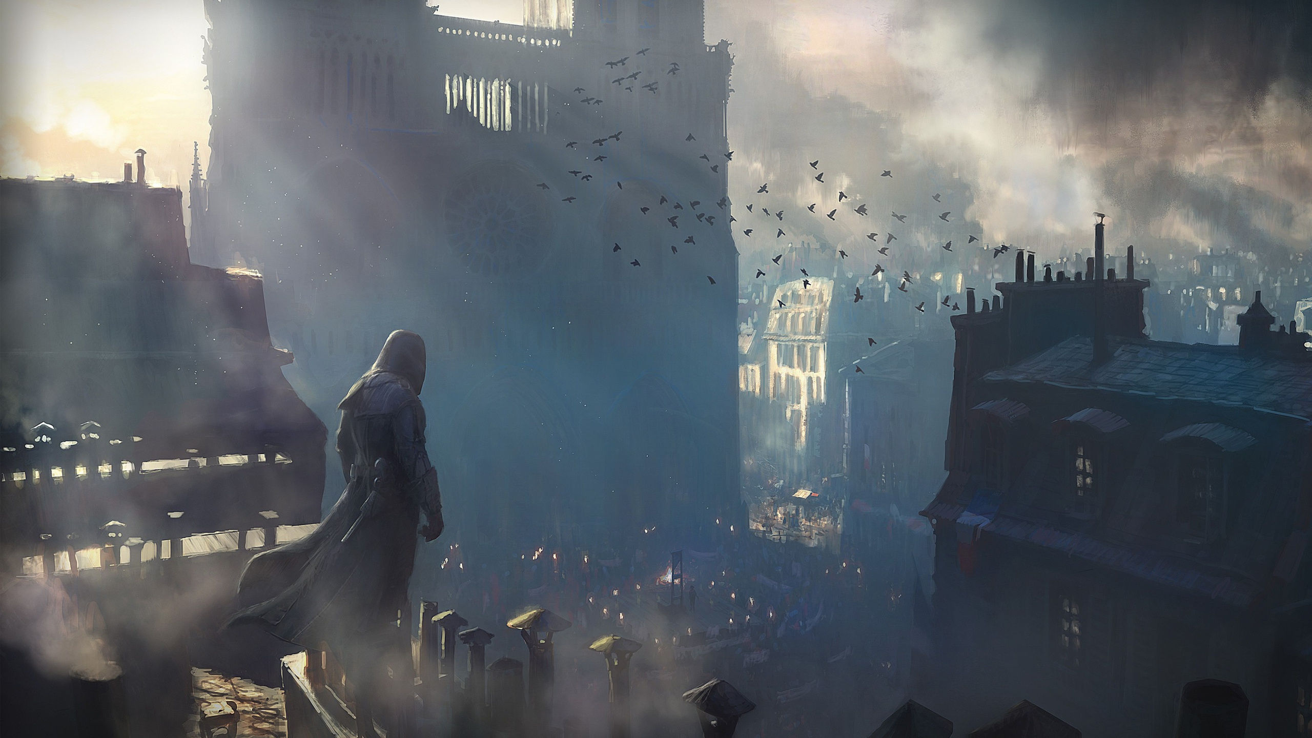 Wallpaper #O30o844Bnwiau_P61gyA46 2560x1440 Assassins Creed Unity Game 1440p Resolution HD 4K Wallpapers
