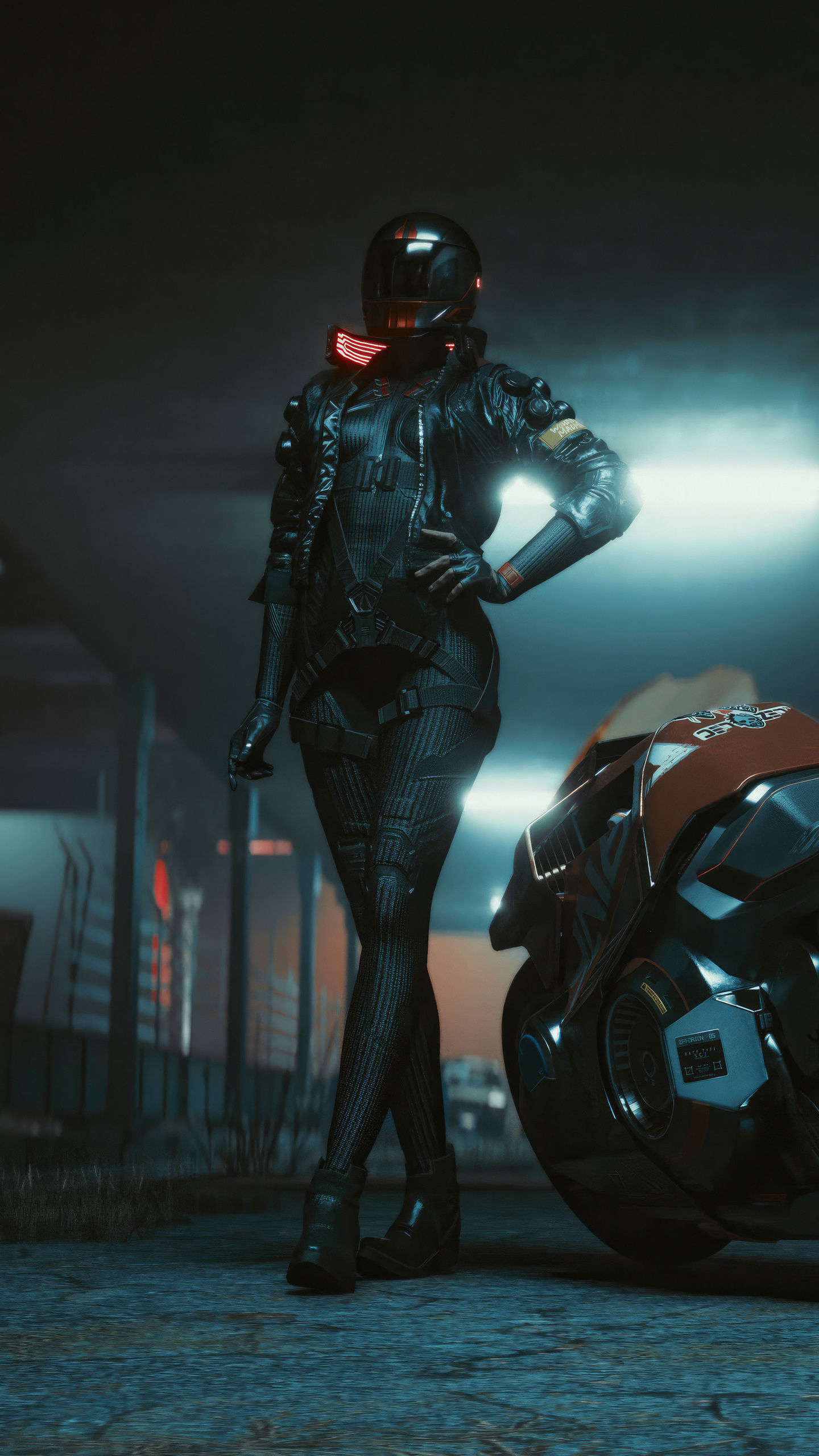 Wallpaper #MvQZOZMBKFX8bn3rFHbt146 1440x2560 Cyberpunk 2077 Scifi Biker Girl Samsung Galaxy S6s7 Google