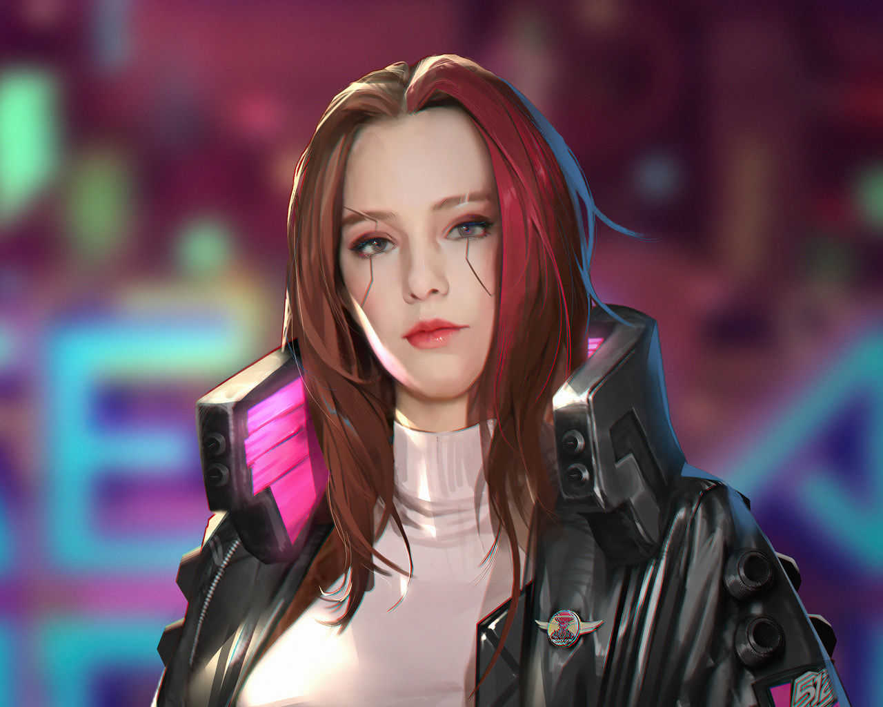 Wallpaper #Imh7F5MBSpphPi3-_A9s269 1280x1024 Cyberpunk 2077 Character Art 4K Wallpaper1280x1024