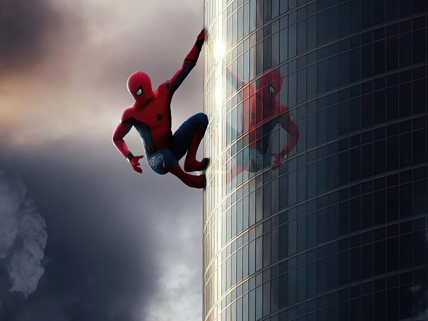 Wallpaper #z0WrkI4B7YBJg1BVx50x56 1400x1050 Spiderman Climbing Wall 1400x1050 Resolution HD 4K Wallpapers
