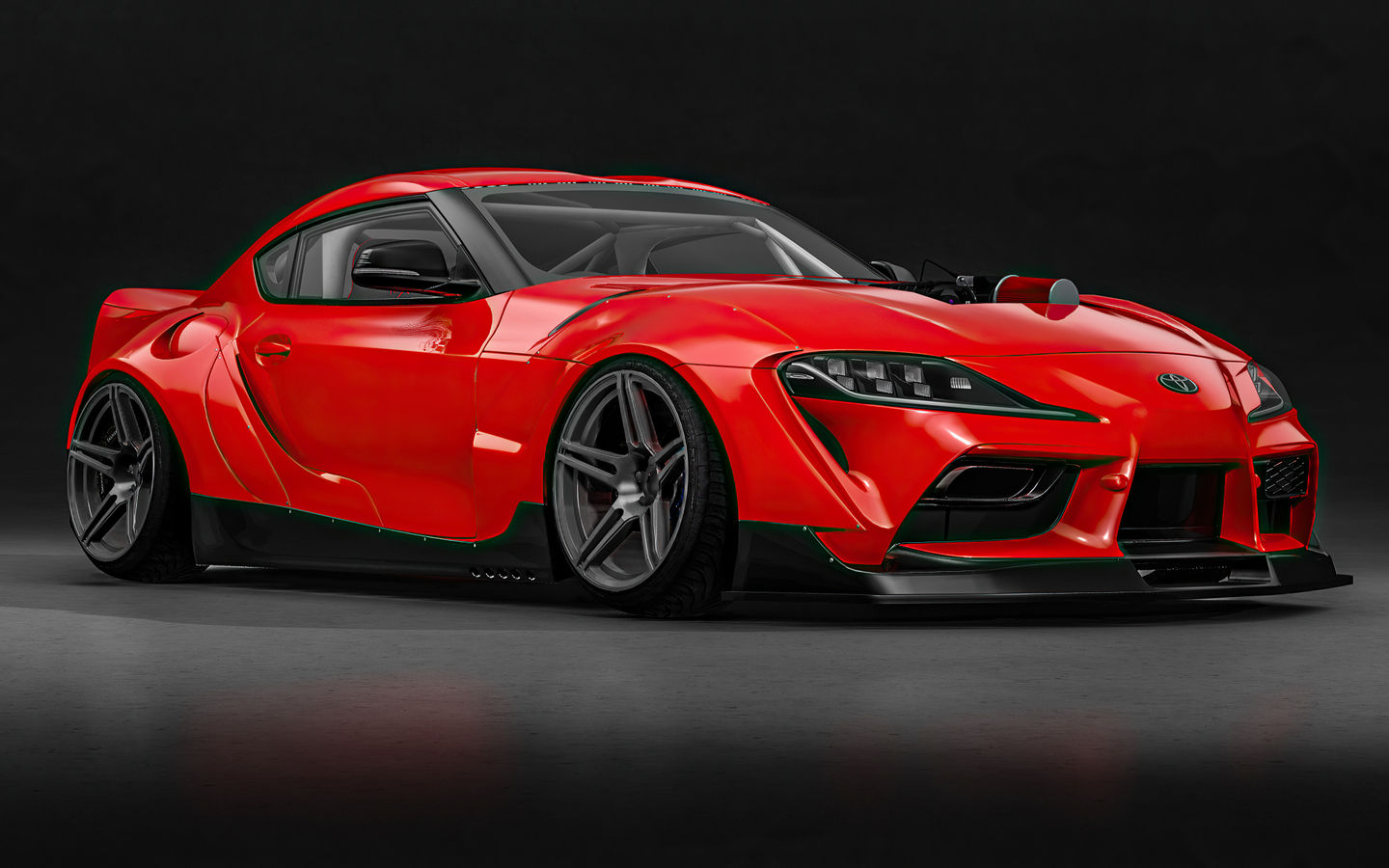 Wallpaper #cHPhg44BFI5NbQksABzP10 1440x900 Toyota Supra Render Front 4K Wallpaper1440x900 Resolution HD