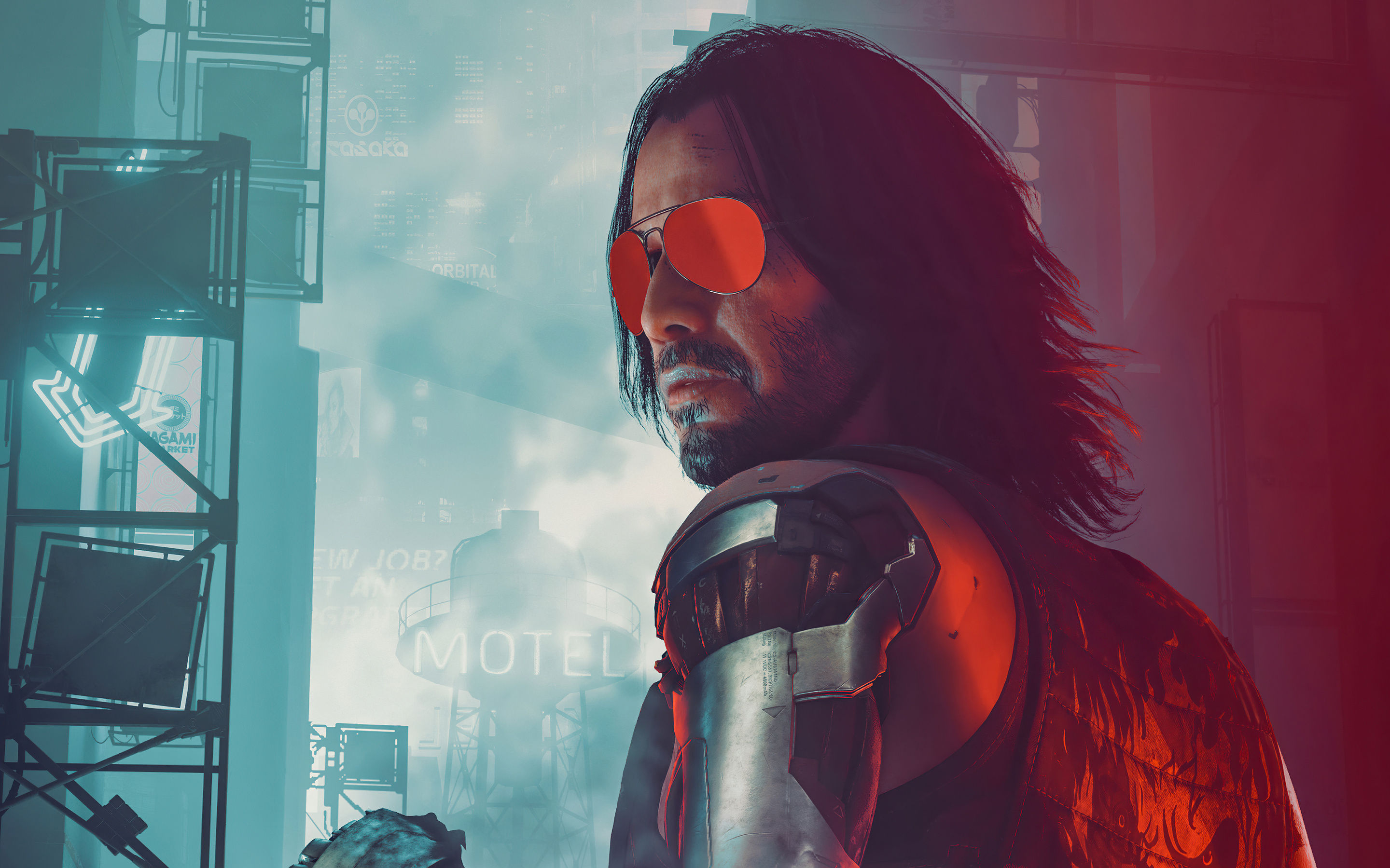 Wallpaper #rGeq_ZIBSpphPi3-Epyl70 2880x1800 Rockerboy Johnny Cyberpunk 2077 Macbook Pro Retina HD 4K