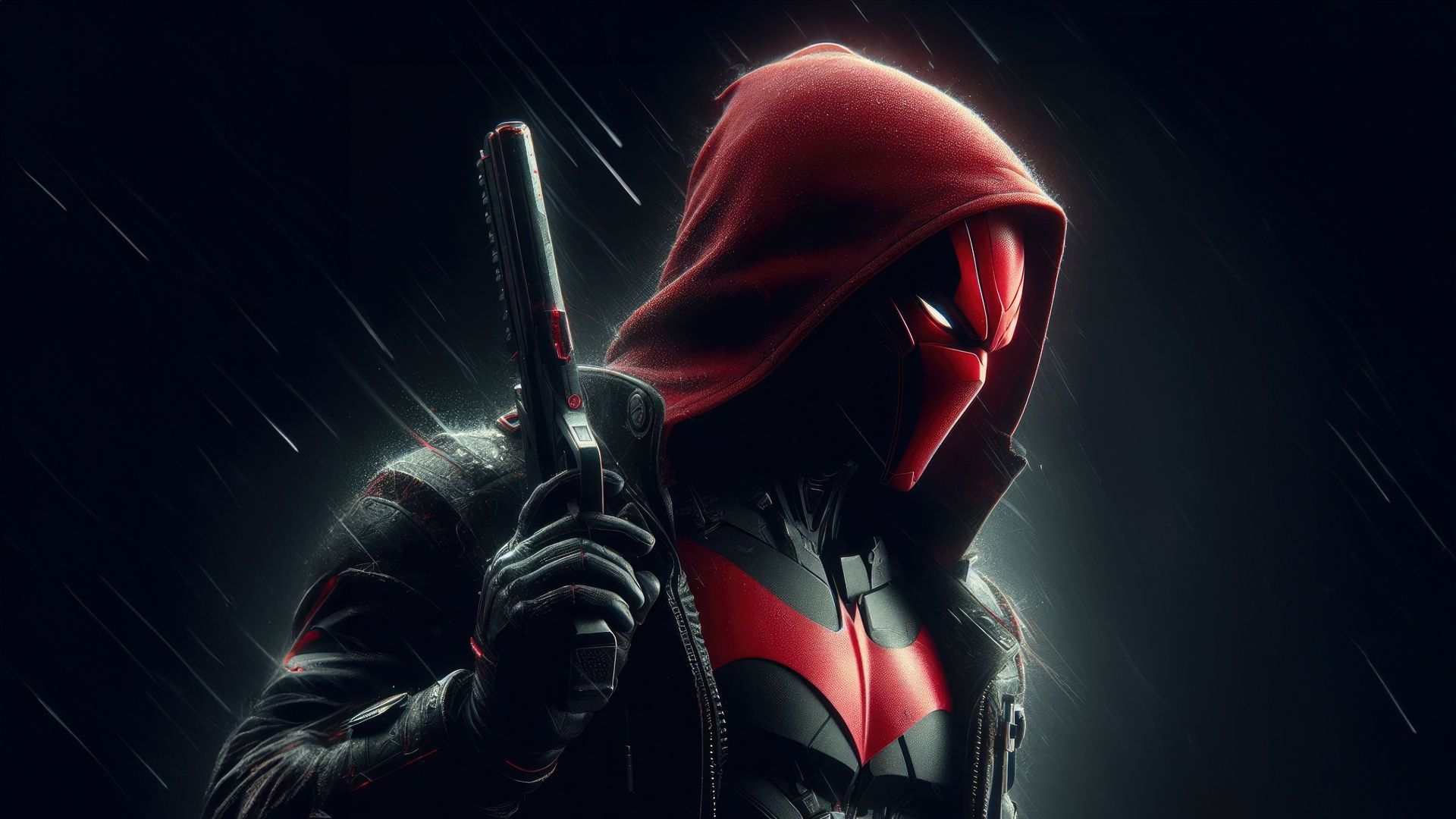 Wallpaper #ABqmUZMB1yWOL4qg0IJH142 1920x1080 Red Hood Hooded Avenger Laptop Full HD 1080p HD 4K