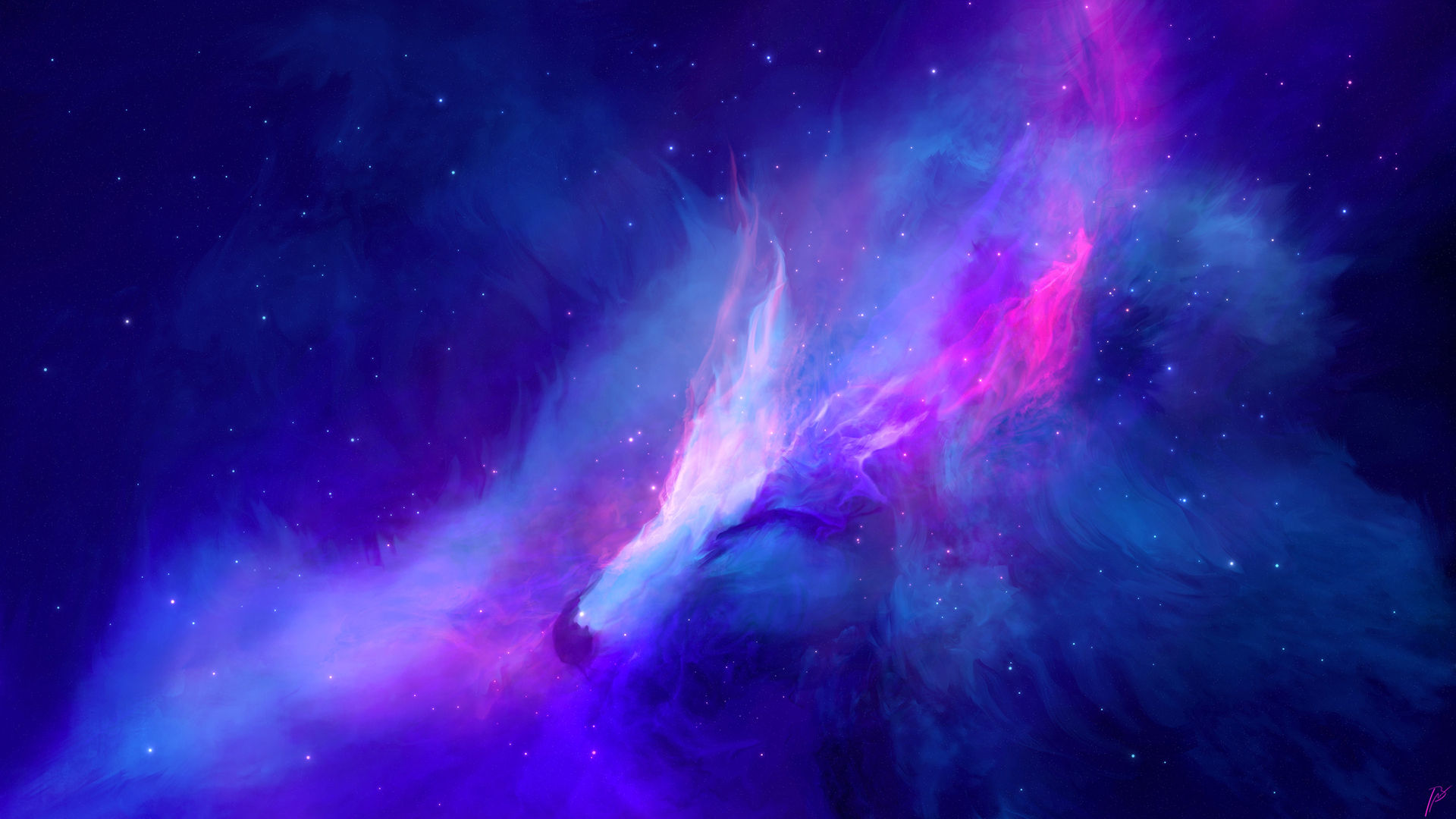 Wallpaper #pWc395IBSpphPi3-SoUD45 1920x1080 Nebula Space Art Laptop Full HD 1080p HD 4K Wallpapers