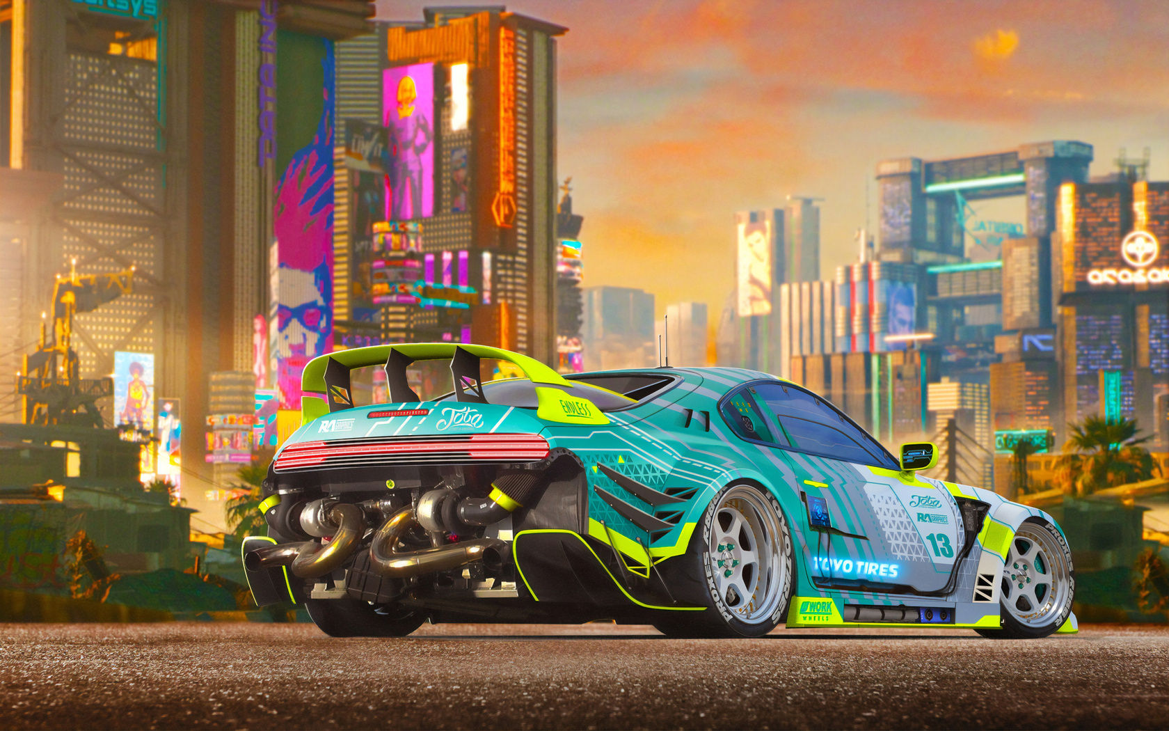 Wallpaper #PwCU644BSdW8dNounBJs1 1680x1050 Cyberpunk Car 4K Wallpaper1680x1050 Resolution HD 4K