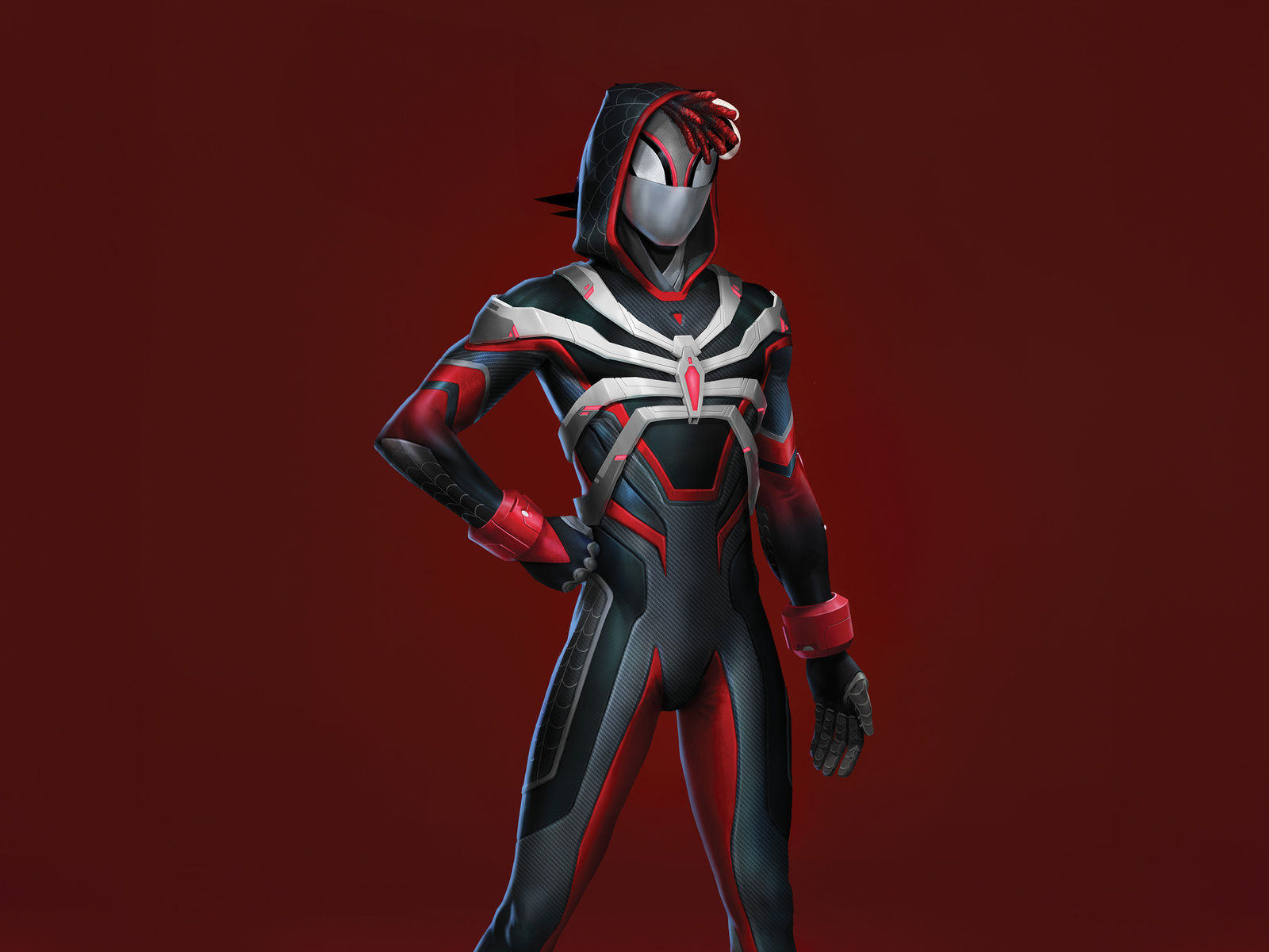 Wallpaper #AQCE644BSdW8dNou3RK02 1600x1200 Marvels Spider Man 2 Red Spectre Suit 4K 1600x1200 Resolution