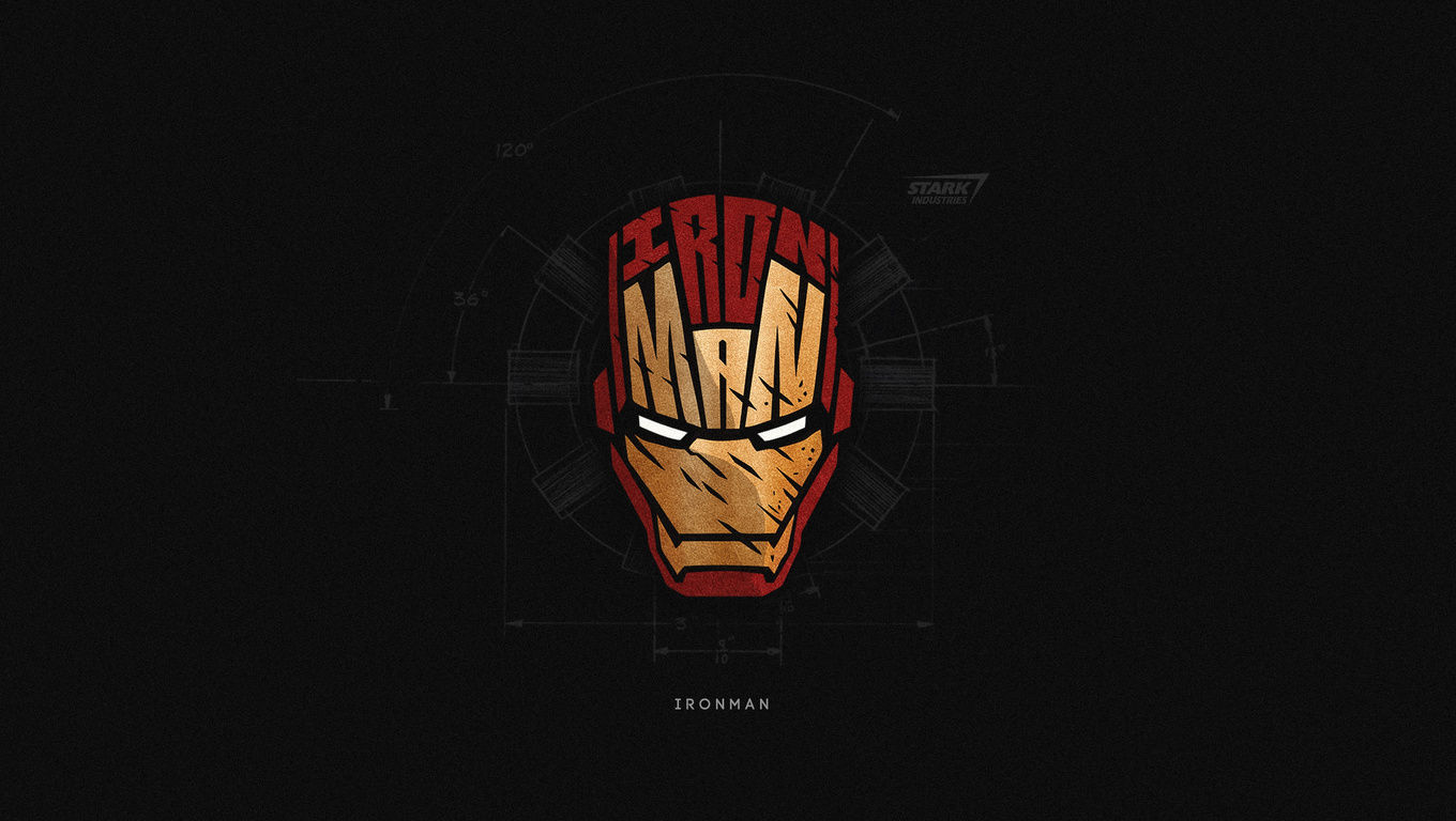 Wallpaper #SSx7SZMB0E1QgA7waPMx156 1360x768 Iron Man Superhero Minimal 4K Laptop HD Hd 4K Wallpapers