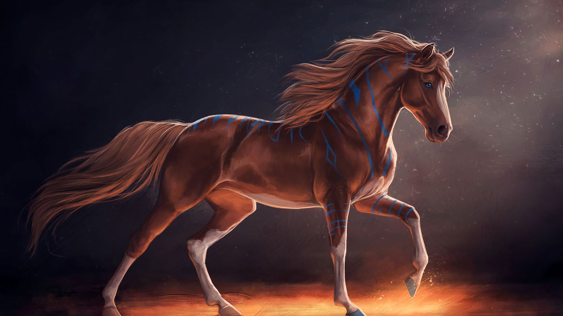 Wallpaper #PH1l8I4Bnwiau_P6rAb912 1920x1080 Horse Digital Art Laptop Full HD 1080p HD 4K Wallpapers