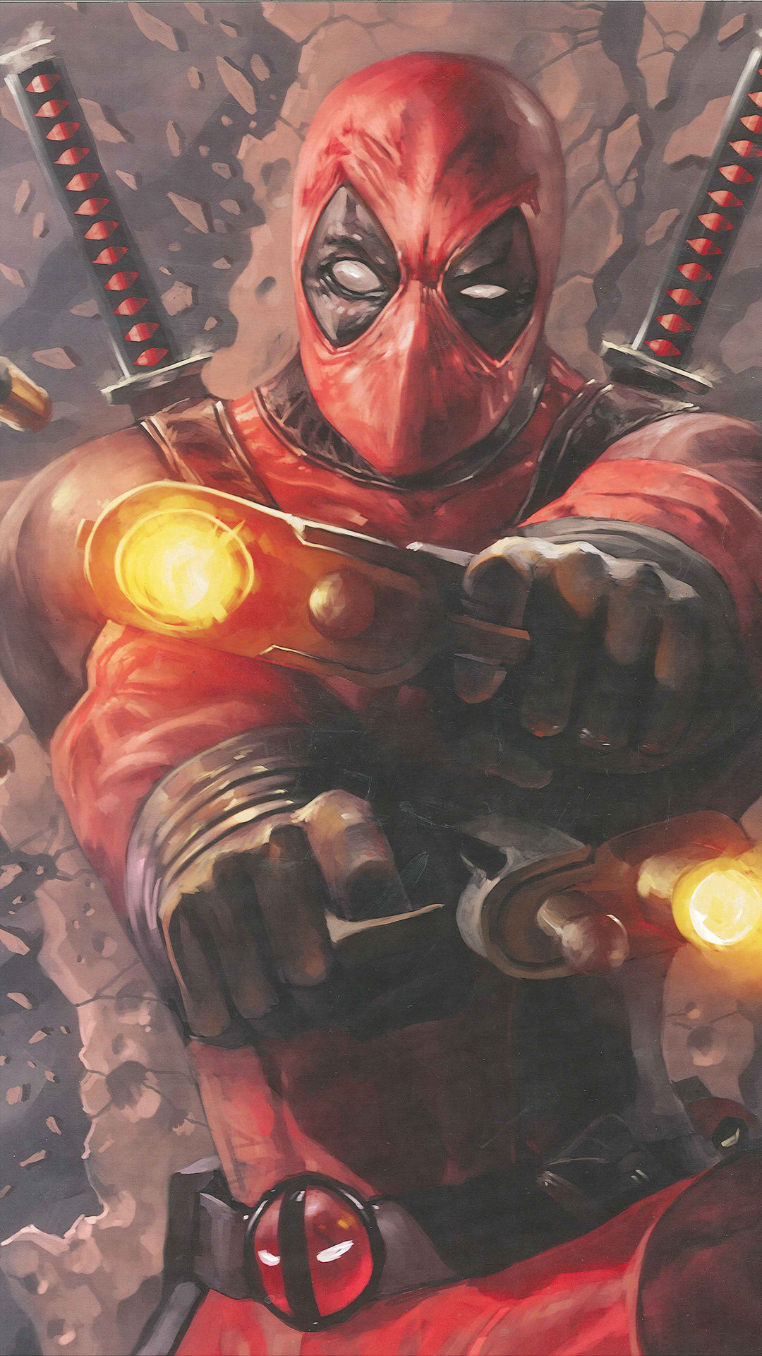 Wallpaper #MBlCDo8BtGB6xQ78UVml38 1080x1920 Deadpool Paint Art iPhone 76s6 Plus Pixel Xl One Plus 3