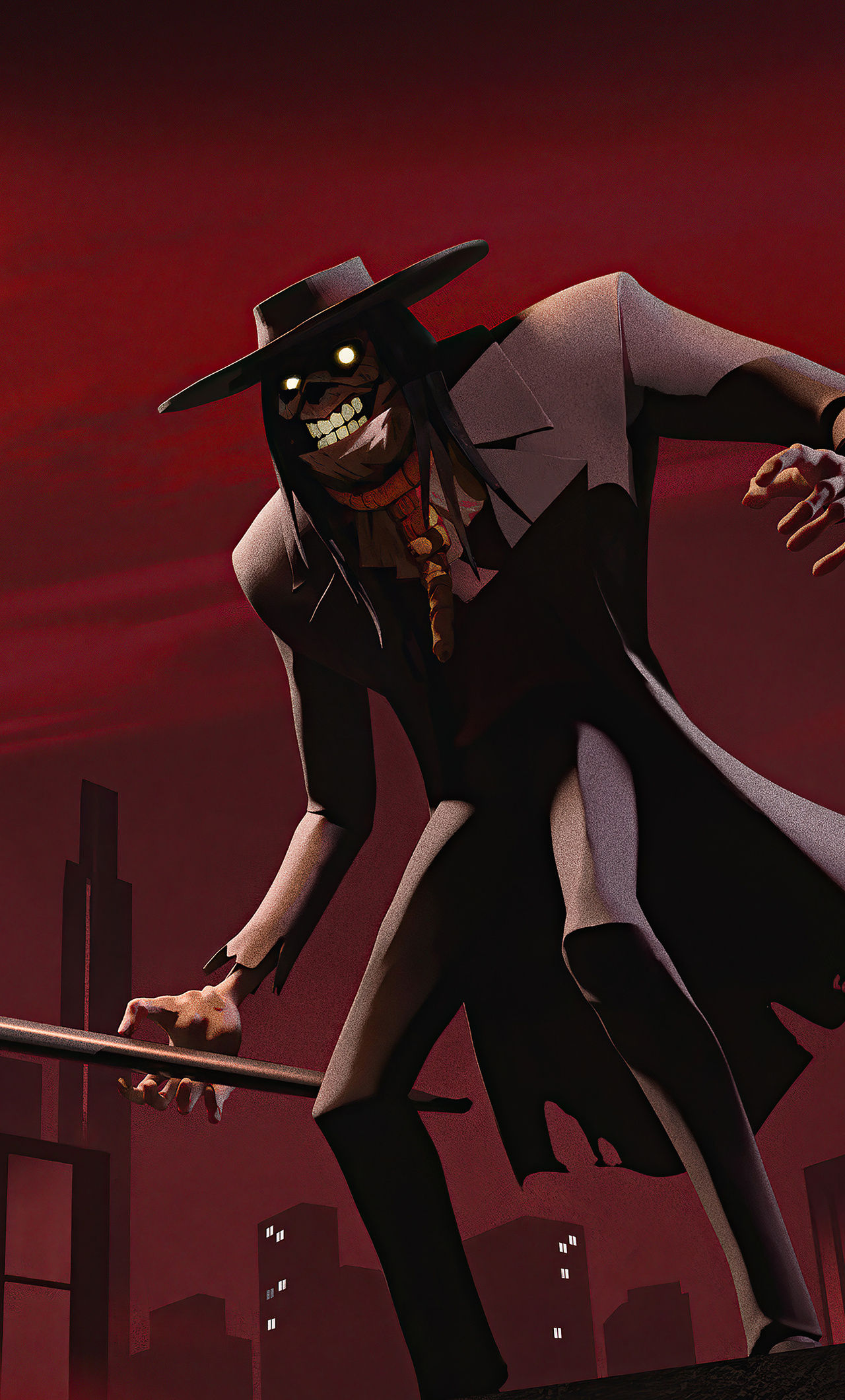 Wallpaper #-xmxH48BtGB6xQ78RHv333 1280x2120 Scarecrow from Batman the Animated Series 4K iPhone 6 HD 4K