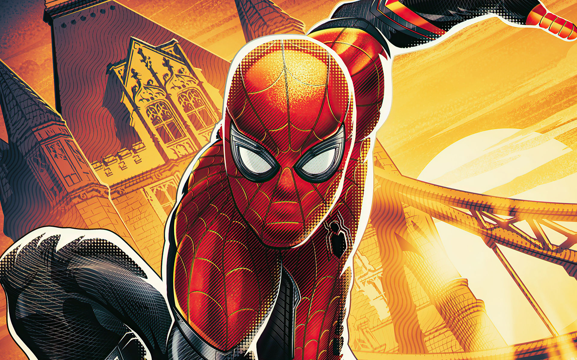 Wallpaper #T2dJDZMBSpphPi3-KuT-284 1920x1200 Spider Man Far from Home Fan Made 1080p Resolution HD 4K