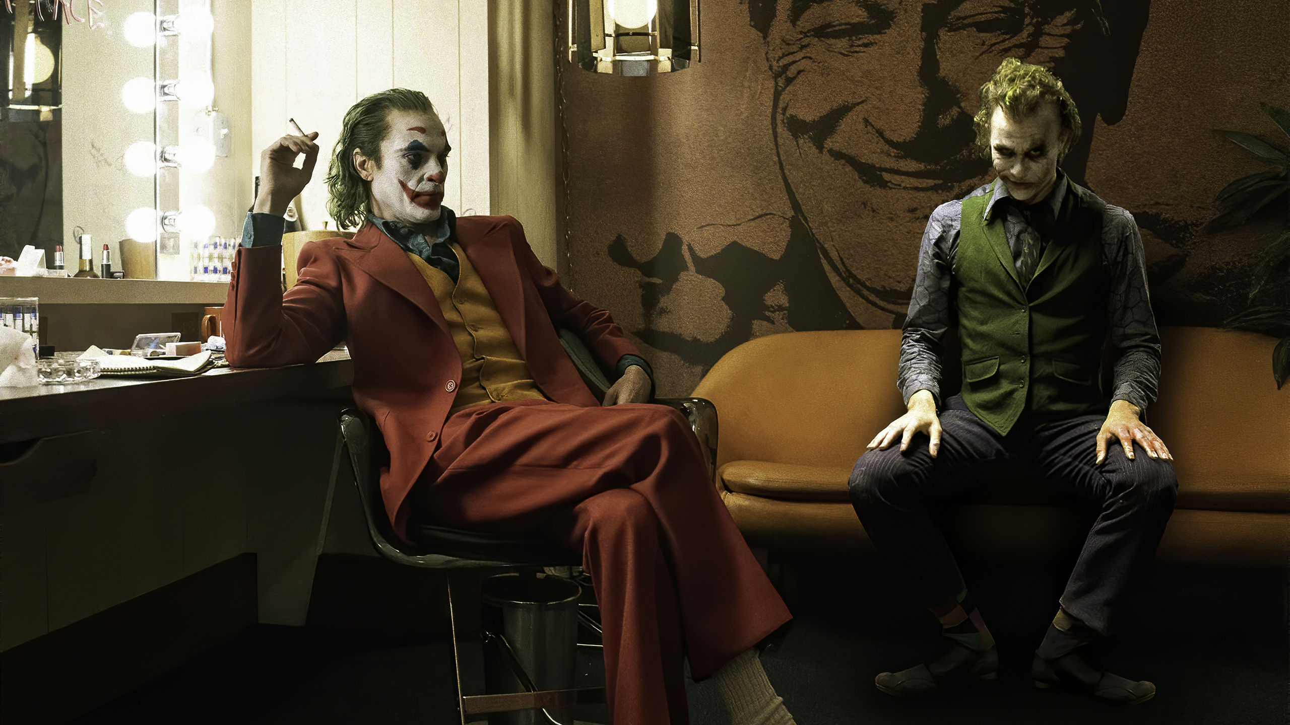 Wallpaper #UxouUZMB1yWOL4qg54He256 2560x1440 Joker and Heath Ledger Art 1440p Resolution HD 4K Wallpapers