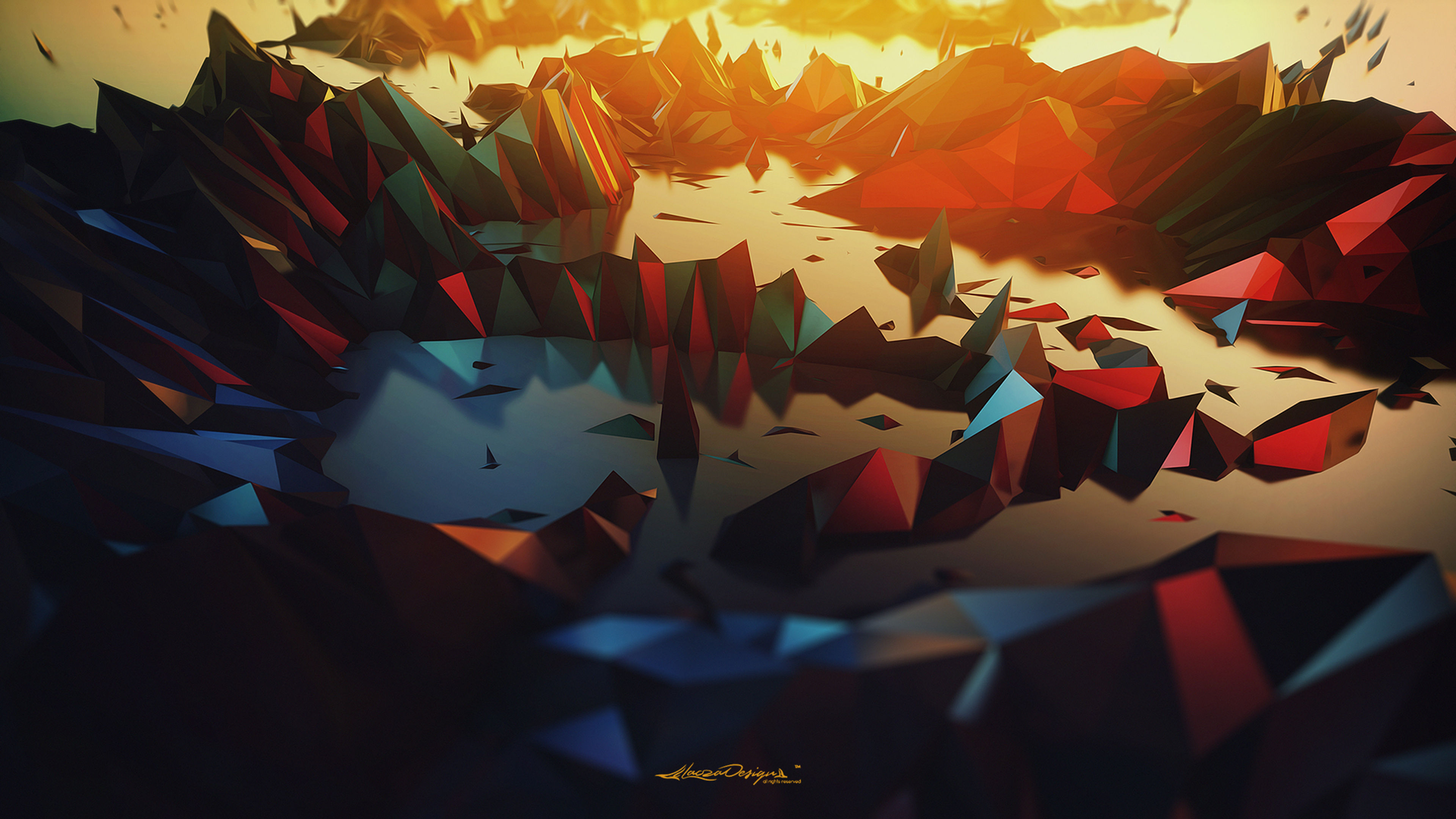 Wallpaper #1GfmC5MBSpphPi3-WtvR4 3840x2160 3 Dimensional Abstract Digital Art 4K HD 4K Wallpapers