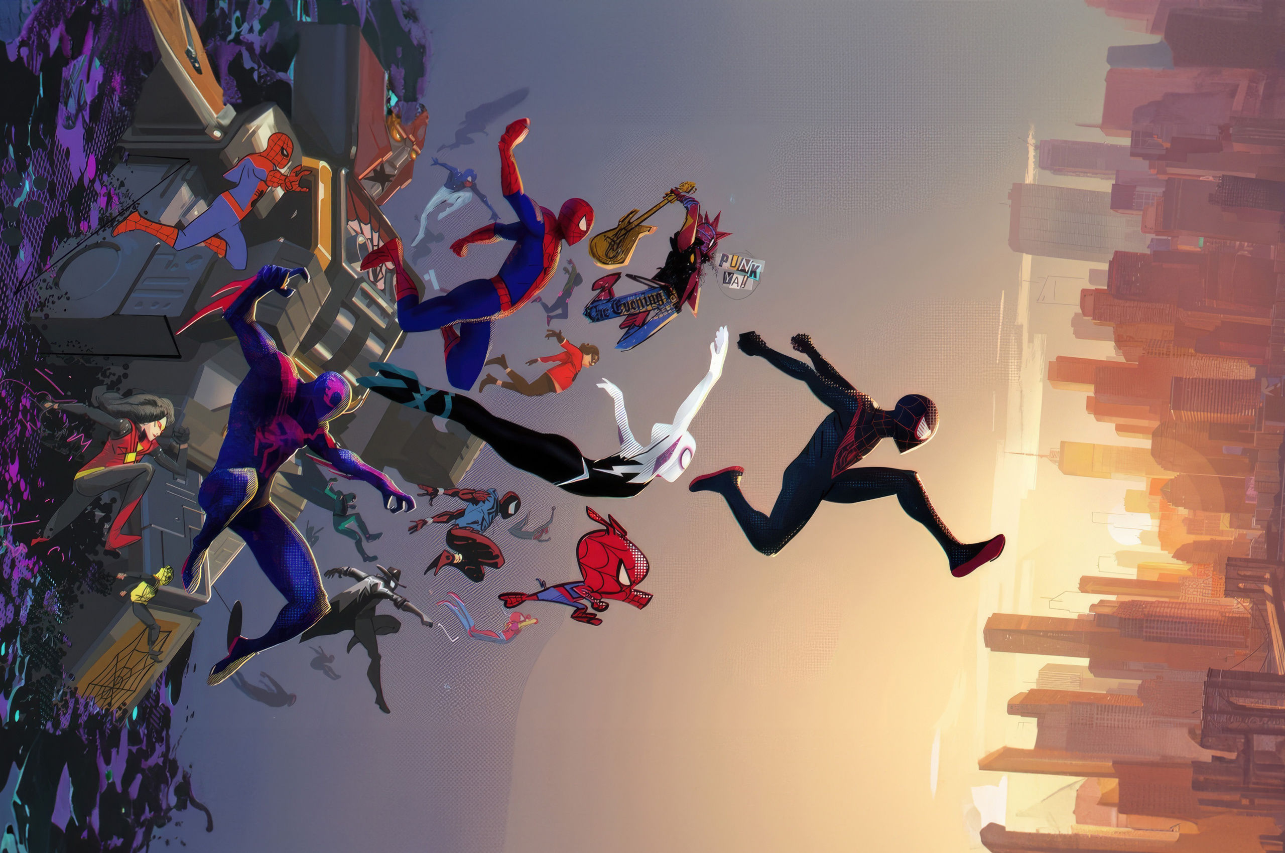 Wallpaper #L9uoYZcBzF5tfotJUuVF163 2560x1700 Swinging Through Dimensions Spider Man Across the Spider