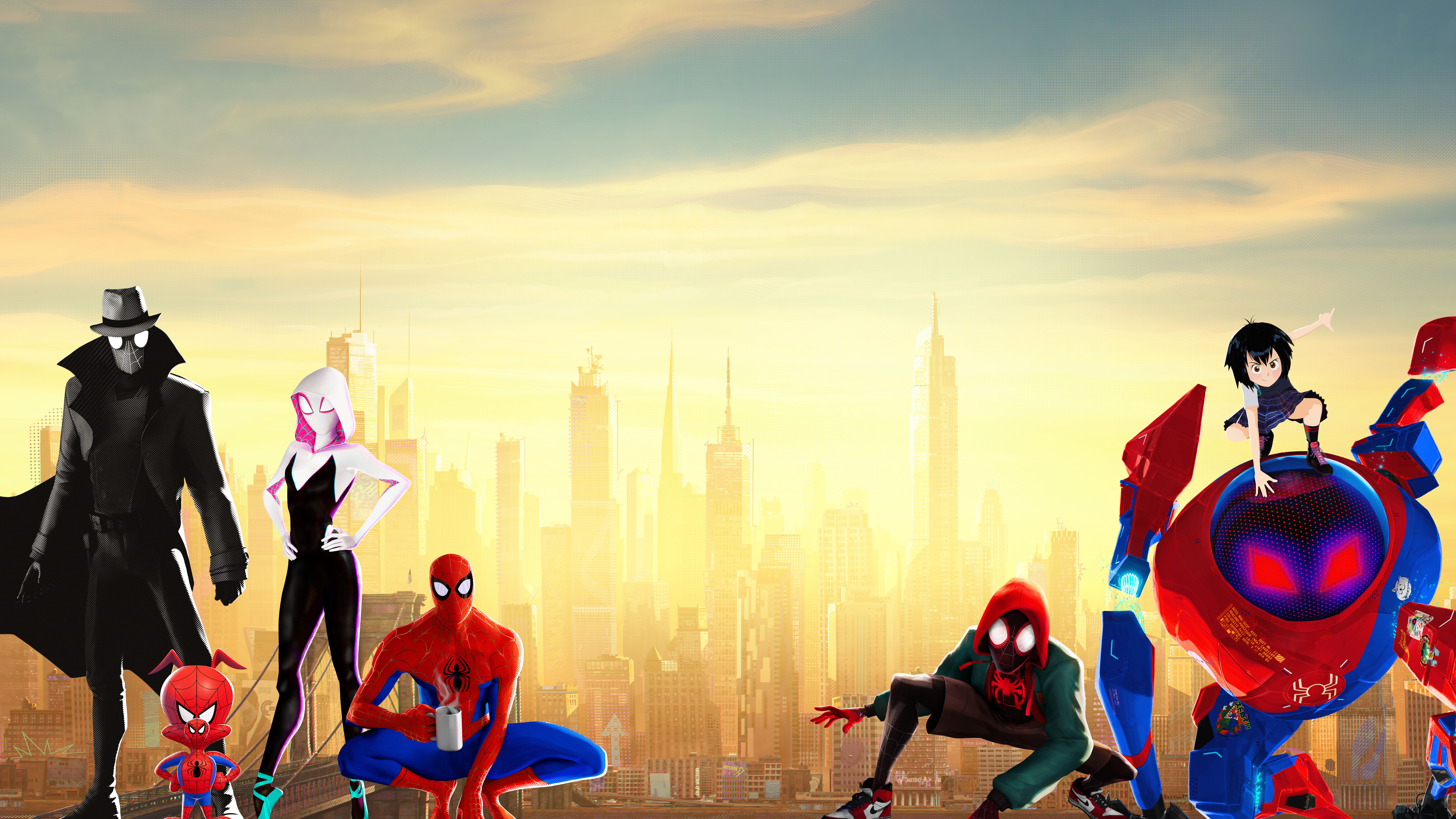 Wallpaper #RGdL8JIBSpphPi3-J2YS85 7680x4320 Spiderman into the Spider Verse 15k 8k HD 4K Wallpapers
