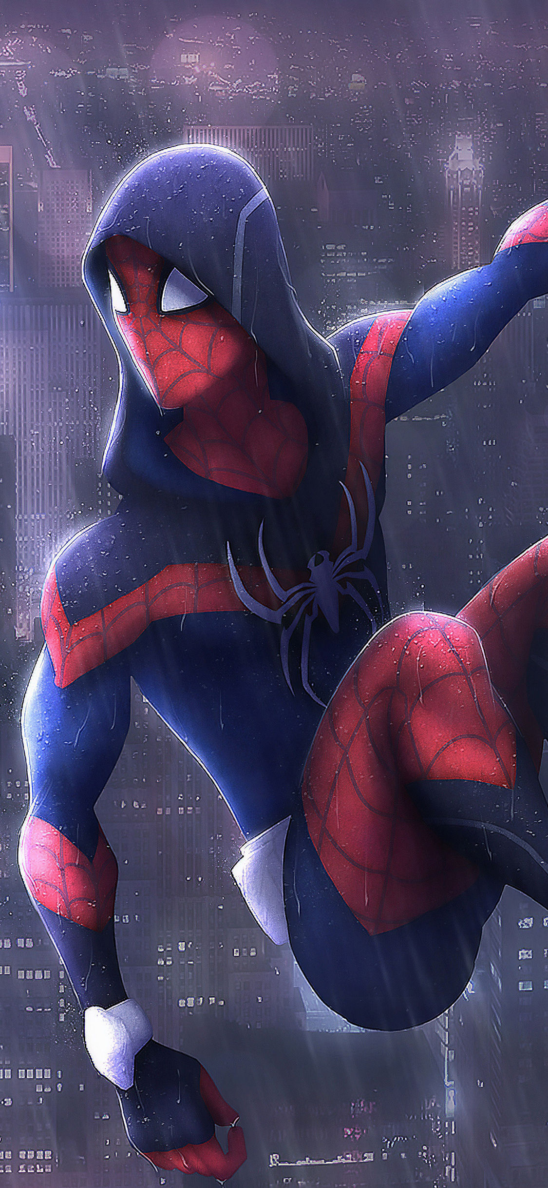 Wallpaper #mH1u9I4Bnwiau_P6YQ_U53 1125x2436 Spiderman in Rain Art iPhone Xsiphone 10iphone X HD 4K