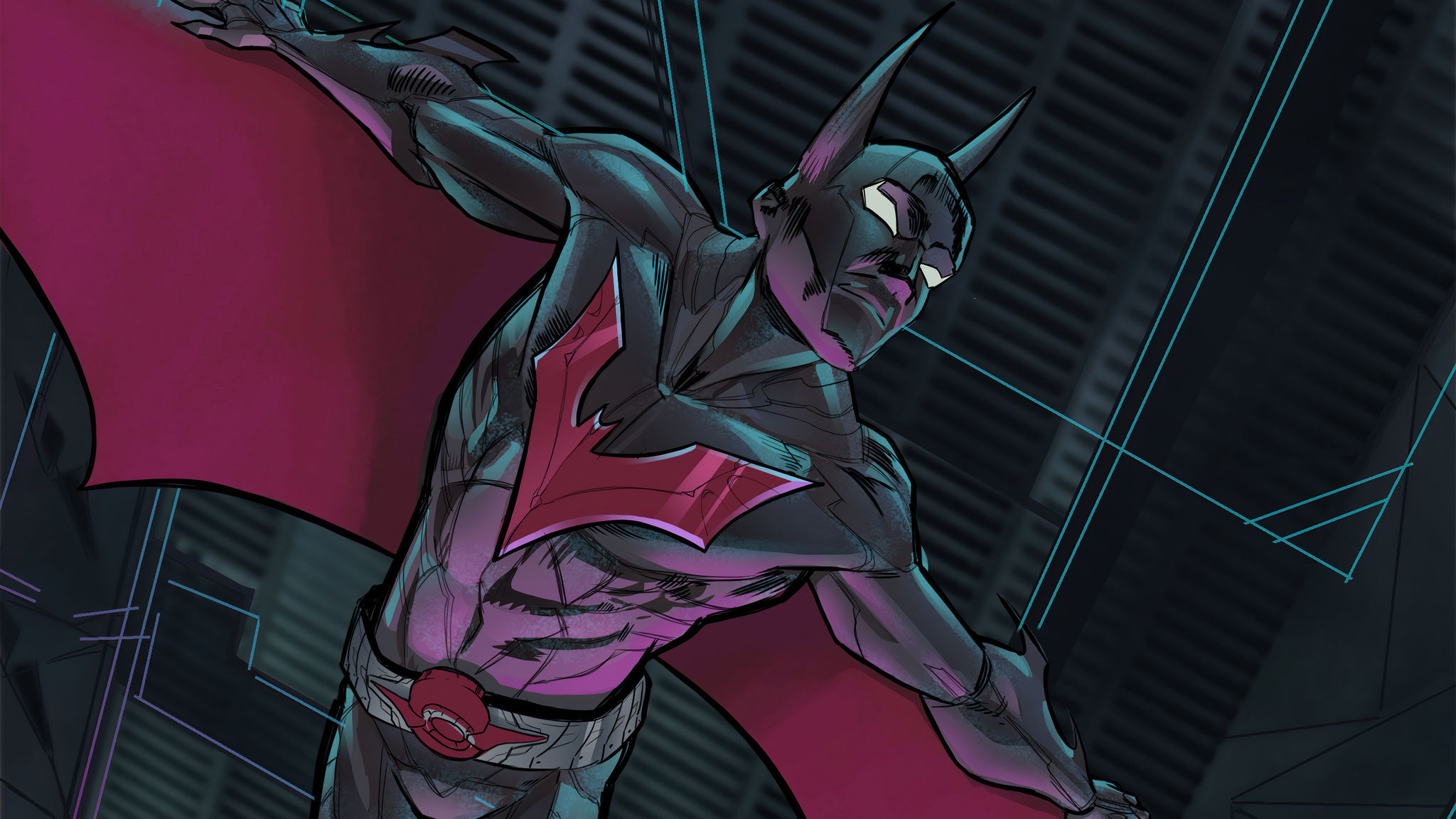 Wallpaper #KHMmho4BFI5NbQksJx8h53 2048x1152 Batman Beyond Fan Art 2048x1152 Resolution HD 4K Wallpapers