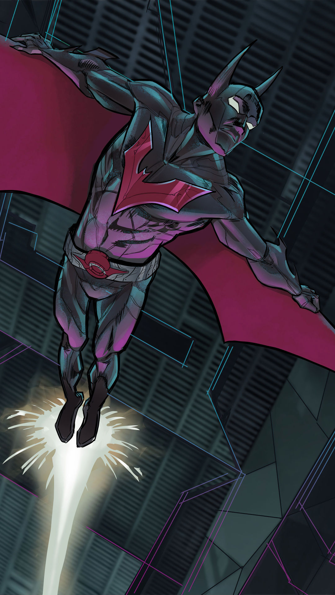 Wallpaper #KHMmho4BFI5NbQksJx8h15 1080x1920 Batman Beyond Fan Art iPhone 76s6 Plus Pixel Xl One Plus