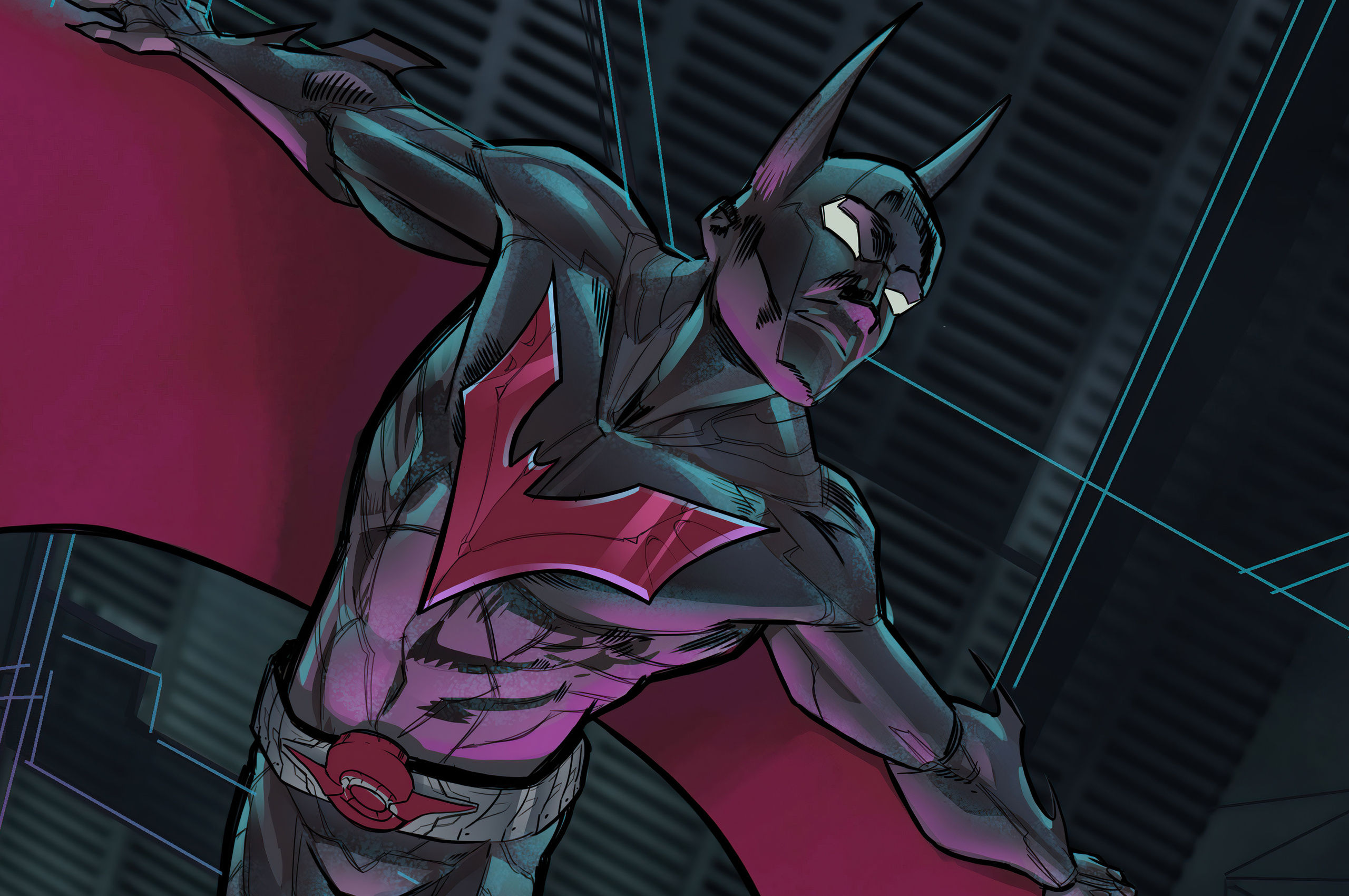 Wallpaper #KHMmho4BFI5NbQksJx8h2 2560x1700 Batman Beyond Fan Art Chromebook Pixel HD 4K Wallpapers