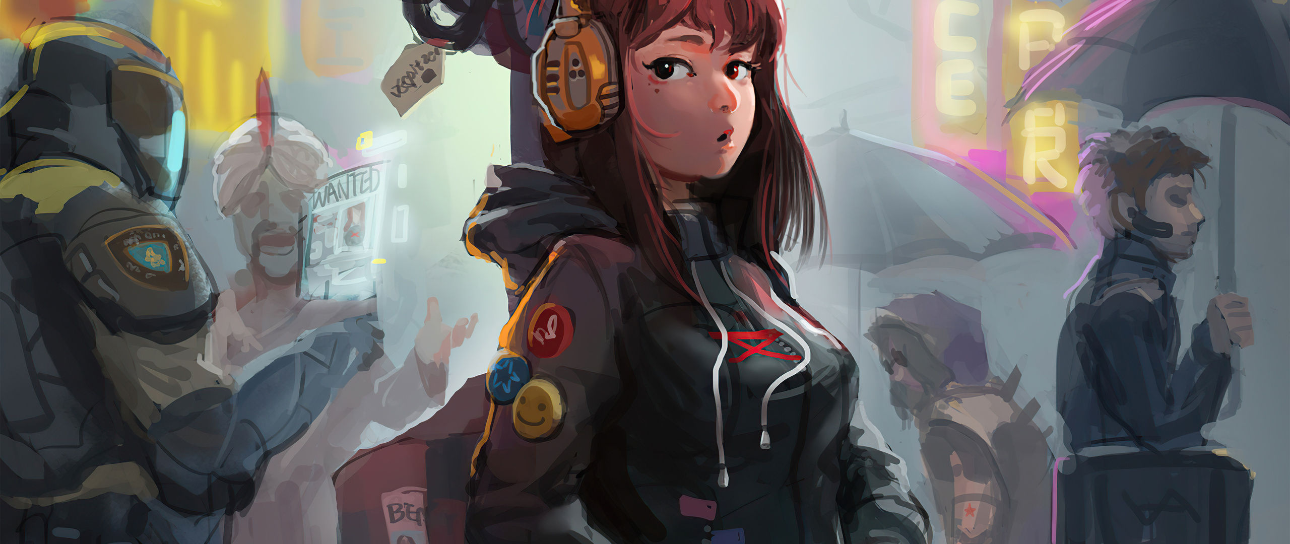 Wallpaper #ImfT-JIBSpphPi3-wItD100 2560x1080 Cyberpunk New York 5K Wallpaper2560x1080 Resolution HD 4K