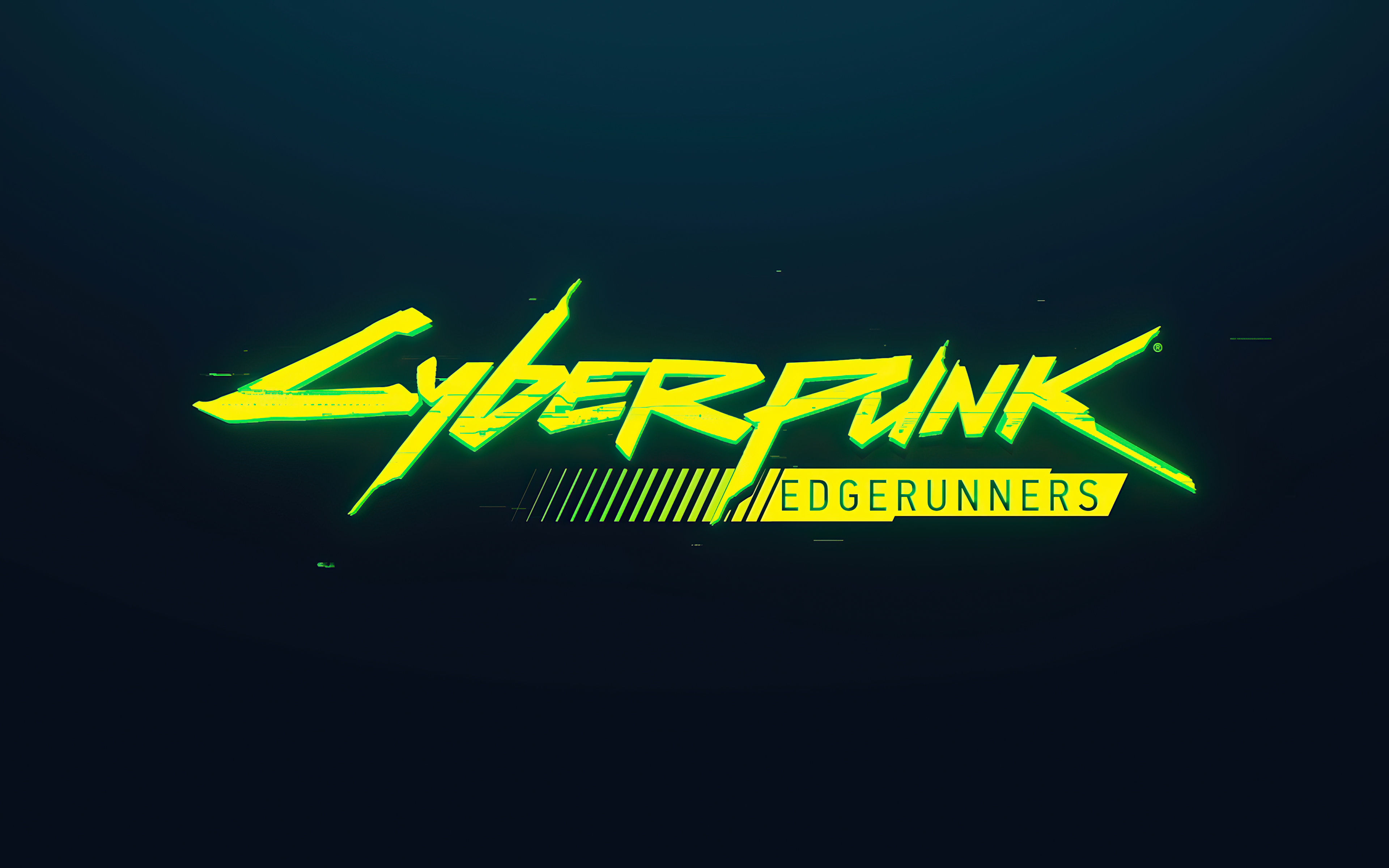 Wallpaper #kUWVlI4B7YBJg1BVSJ-I33 3840x2400 Netflix Cyberpunk Edgerunners Logo 4K HD 4K Wallpapers