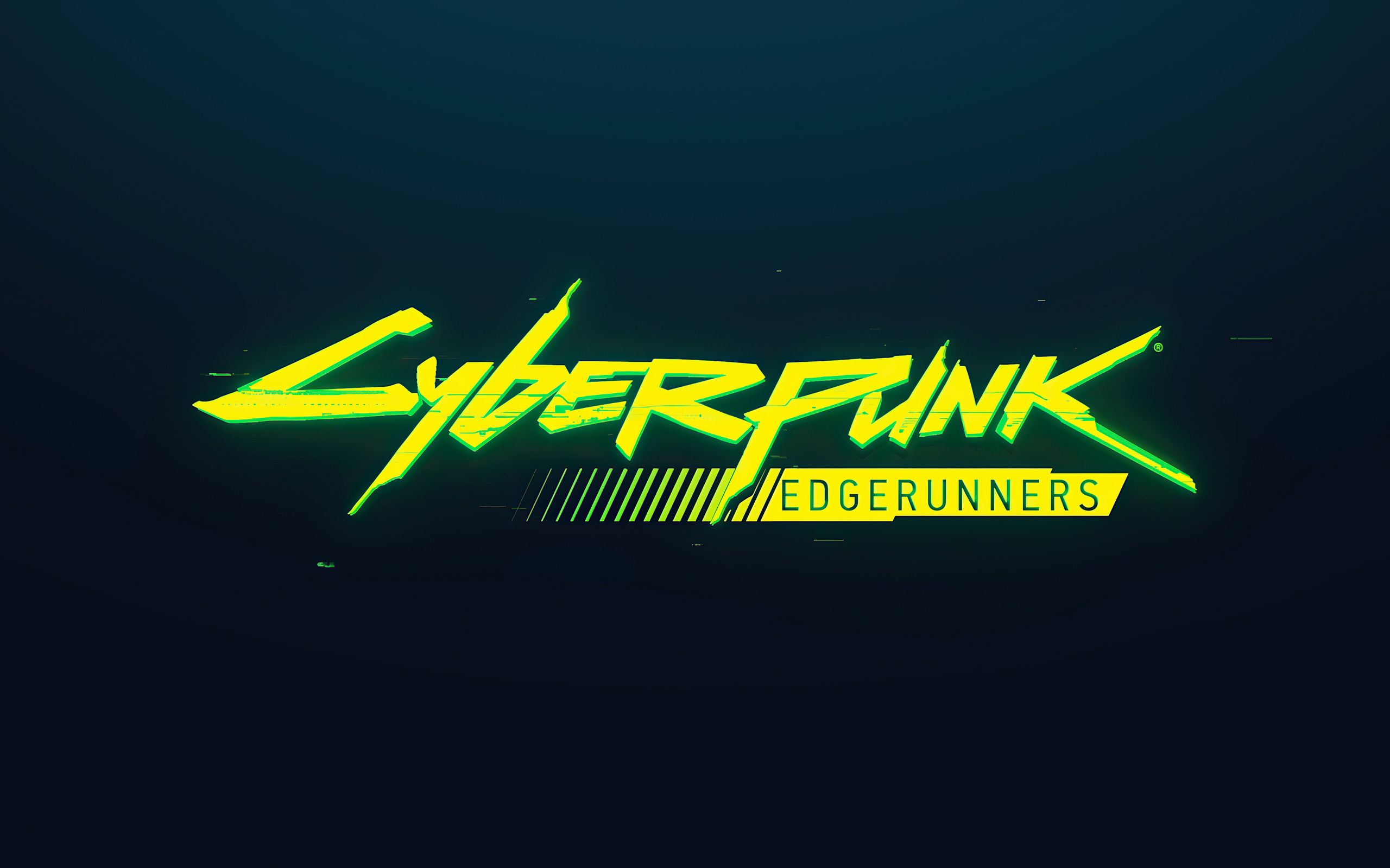 Wallpaper #kUWVlI4B7YBJg1BVSJ-I37 2560x1600 Netflix Cyberpunk Edgerunners Logo Wallpaper2560x1600