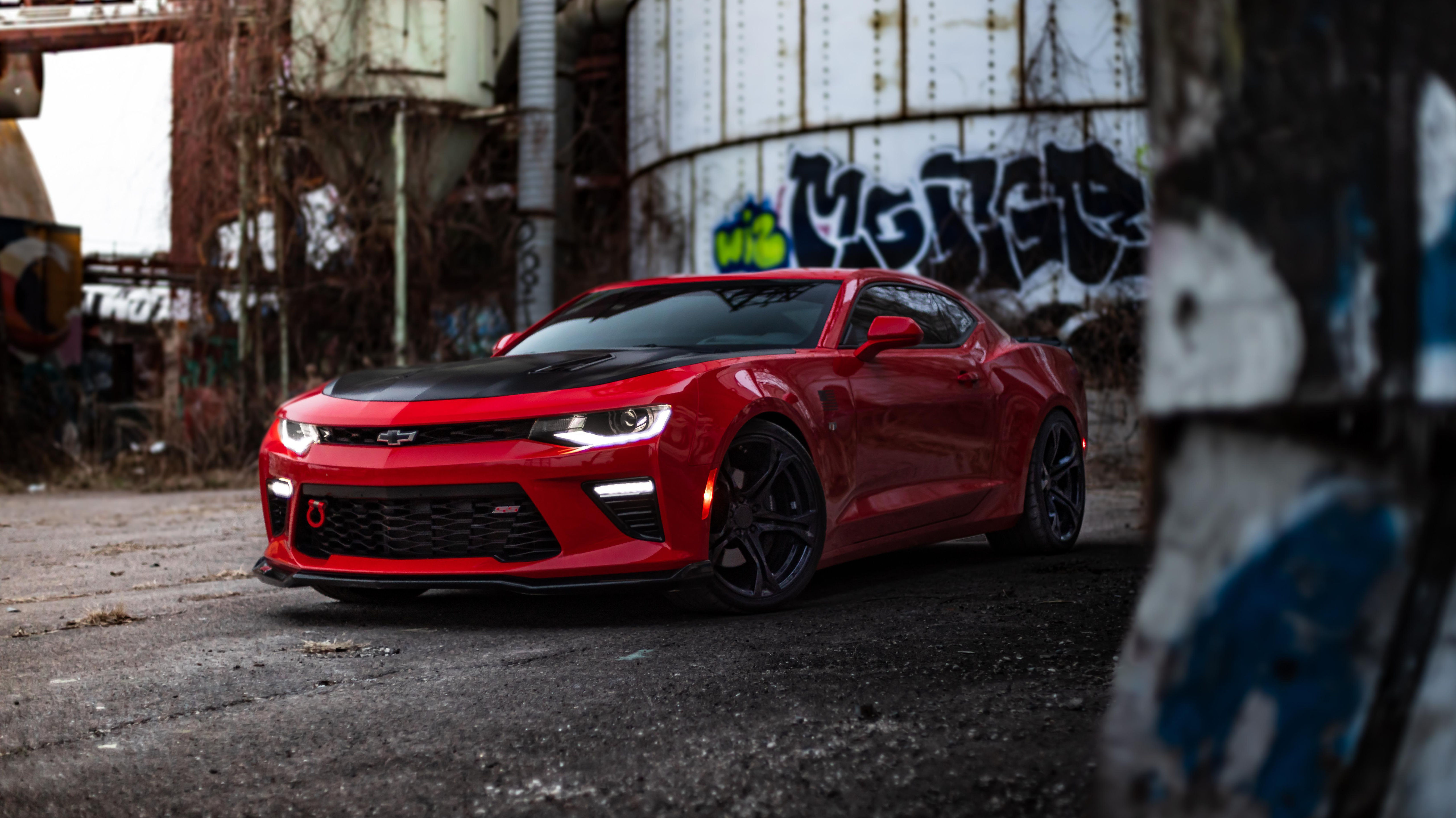 Wallpaper #sxm3HI8BtGB6xQ78J3XP6 5120x2880 Red Chevrolet Camaro 8k 5K HD 4K Wallpapersimages