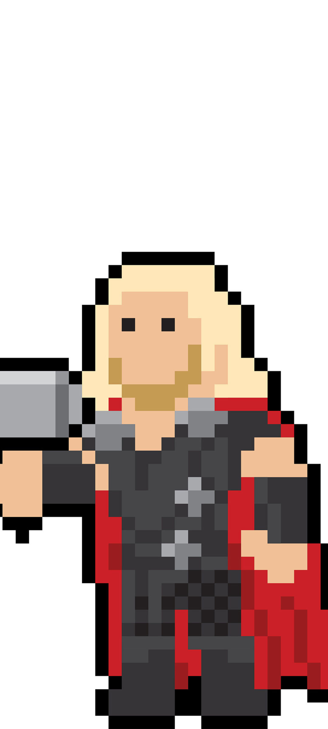 Wallpaper #3b1a7 Artstation Pixel Thor