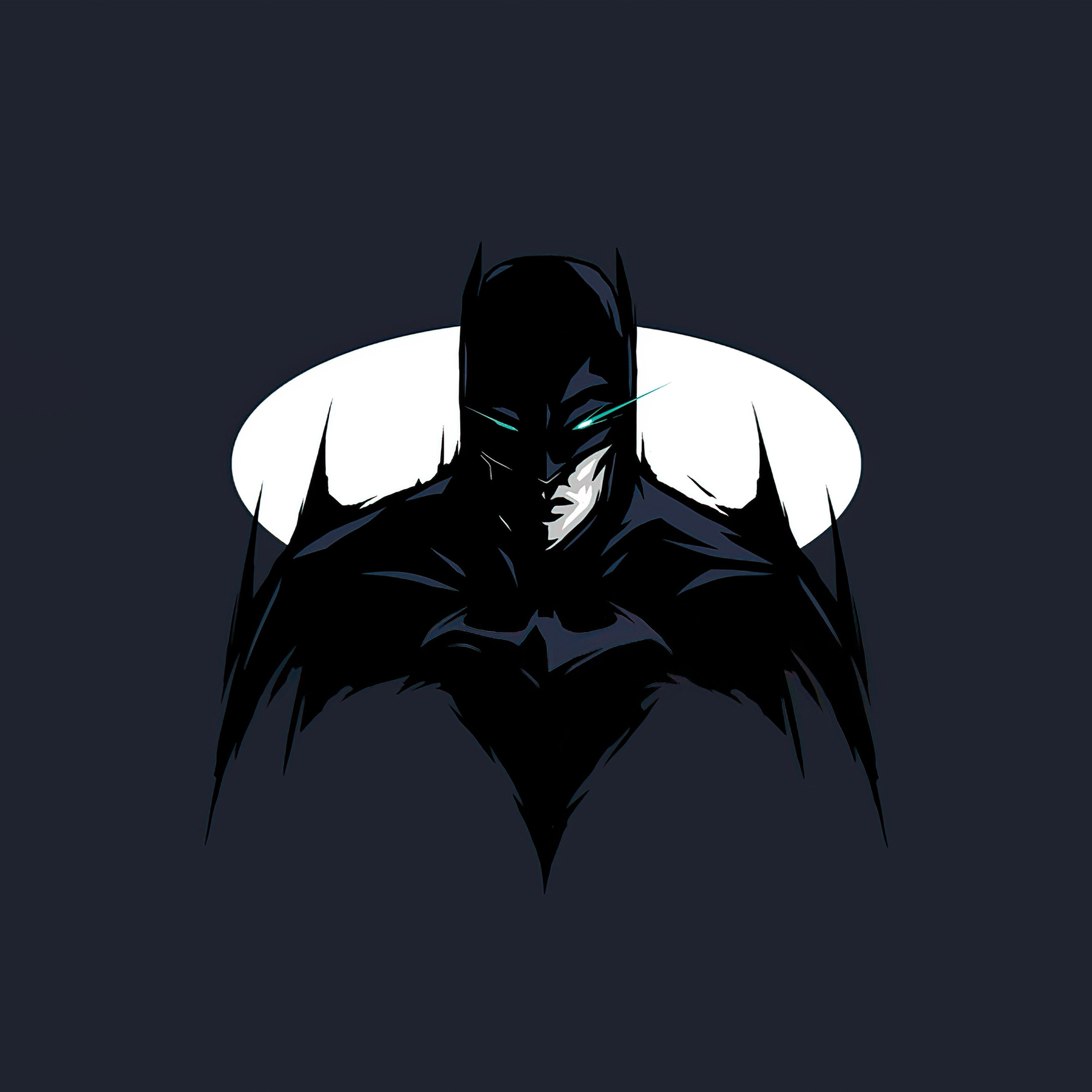 Wallpaper #wkXrlI4B7YBJg1BVIZ_-6 Batman Illustration with a Dark Background