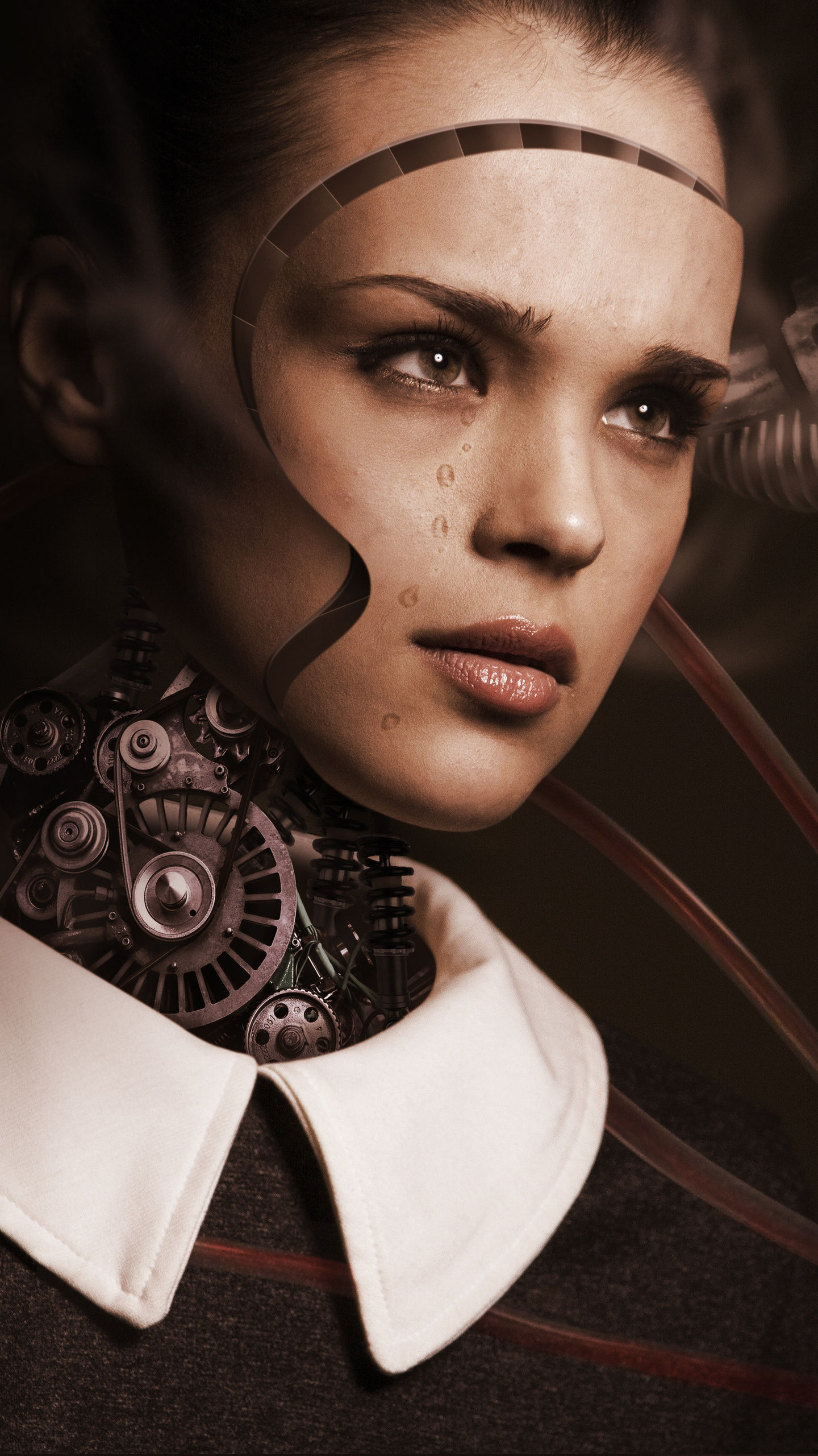 Wallpaper #OW0dapcBycdYOYFTOnEz191 1440x2560 Robot Woman Artificial Intelligence Technology Robotics Girl