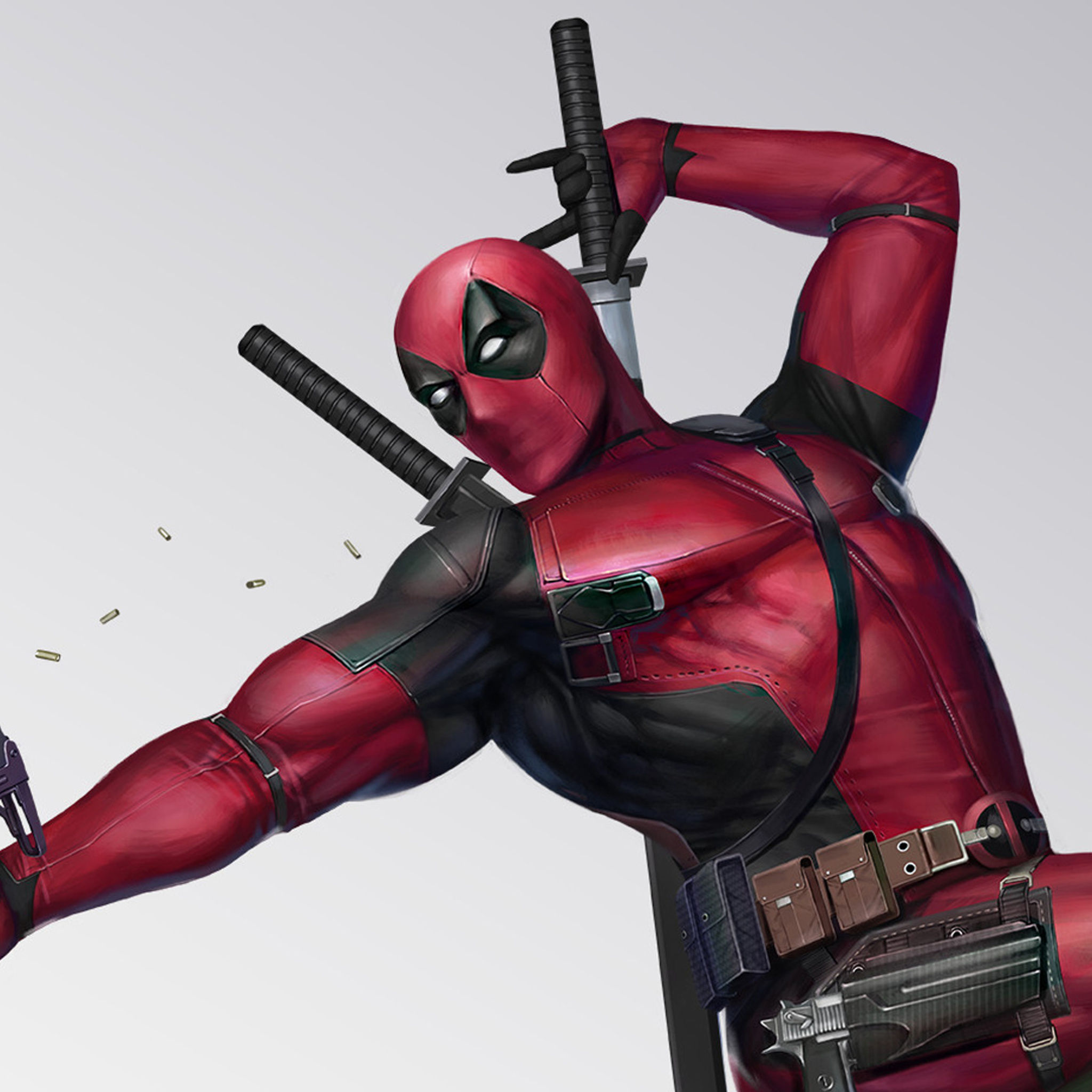 Wallpaper #M7gdTJIBJvJKYCmEwdEf15 2048x2048 Deadpool with Gun Art iPad Air HD 4K Wallpapersimages