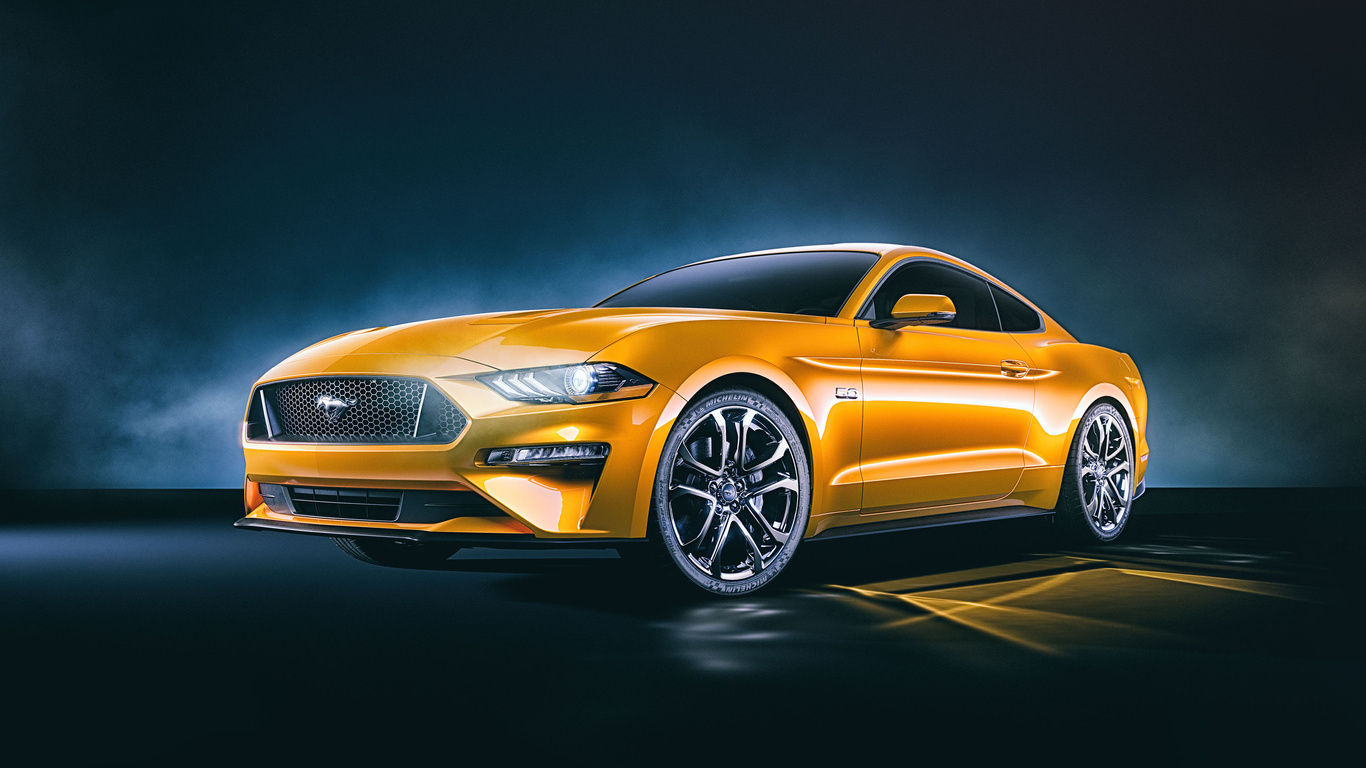 Wallpaper #PHOxgo4BFI5NbQkshBnJ11 1366x768 Ford Mustang GT 4K Front Laptop HD Hd 4K Wallpapersimages