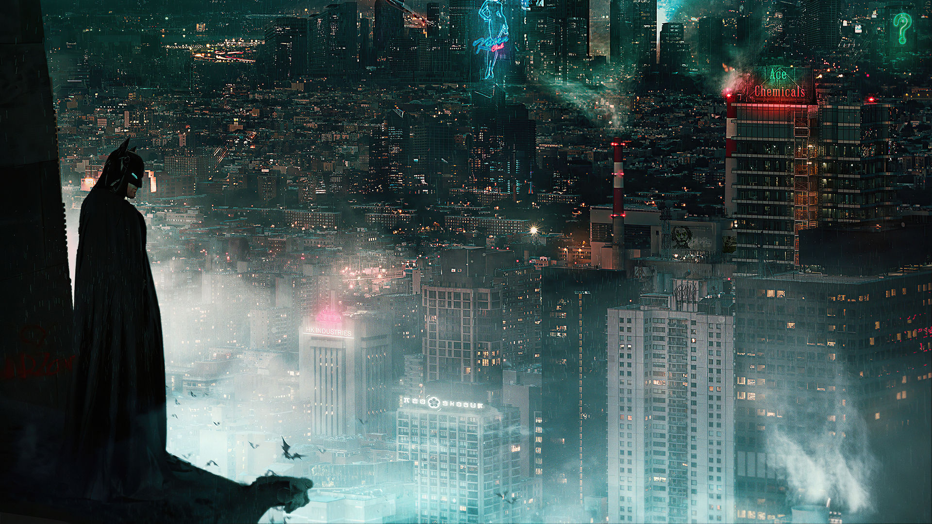 Wallpaper #2zG7NZMB5zzyi_yYB1eg75 1920x1080 Watcher of Gotham City Laptop Full HD 1080p HD 4K Wallpapers