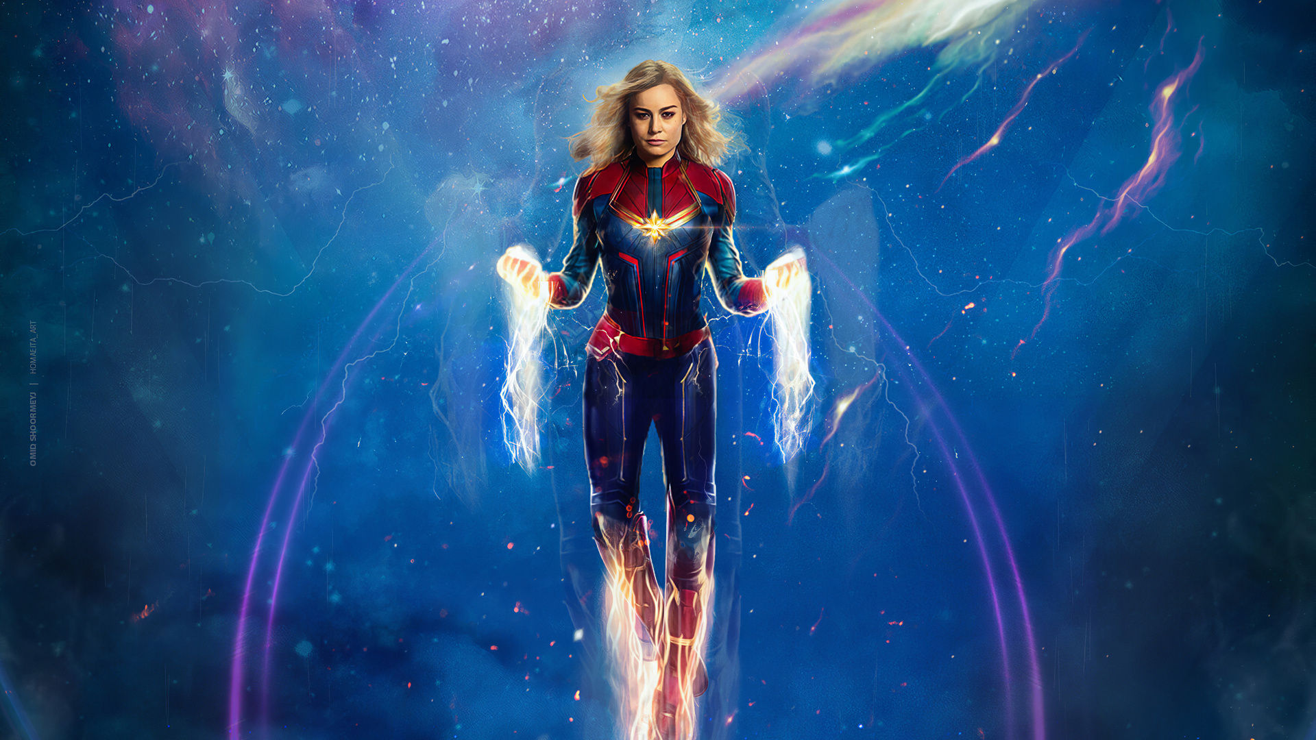 Wallpaper #m0XnpI4B7YBJg1BVxaUq15 1920x1080 4K Captain Marvel Artwork Laptop Full HD 1080p HD 4K