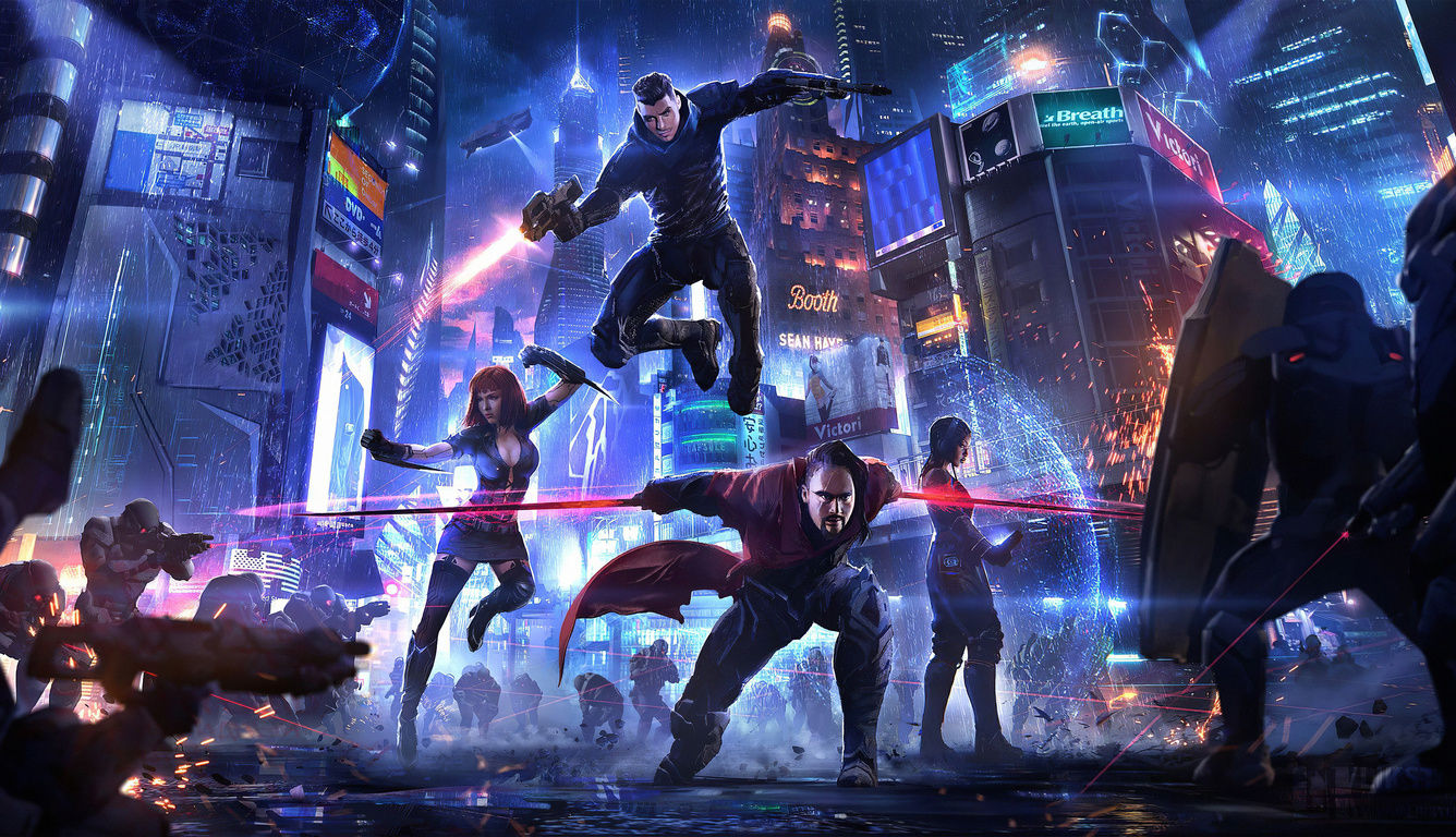 Wallpaper #oXRZ1I4B_8f4nGFa8nXV3 1336x768 Cyberpunk Heroes 4K Laptop HD Hd 4K Wallpapersimages