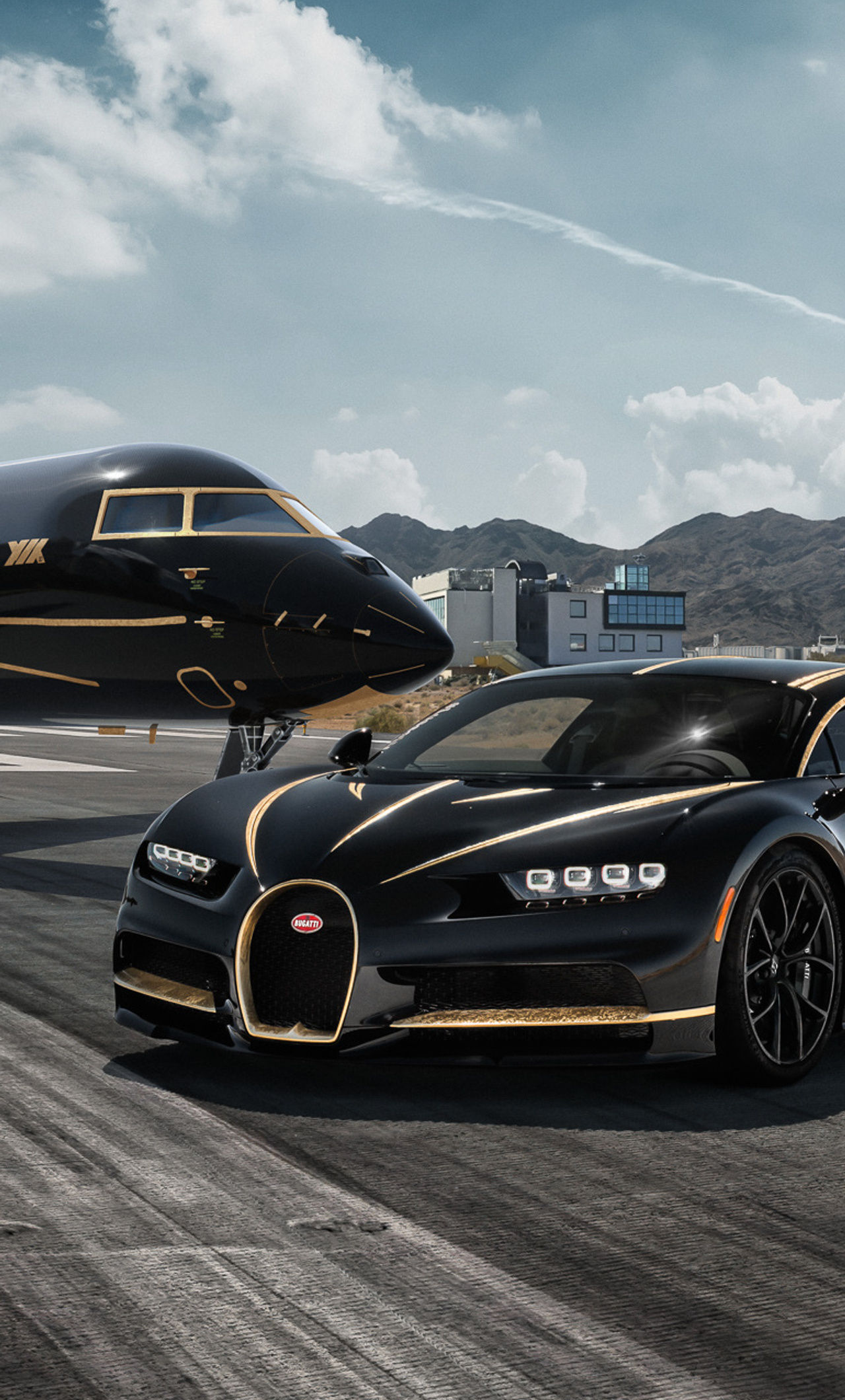 Wallpaper #-31_844Bnwiau_P6vAyQ43 1280x2120 Bugatti Chiron and Private Jet iPhone 6 HD 4K Wallpapers