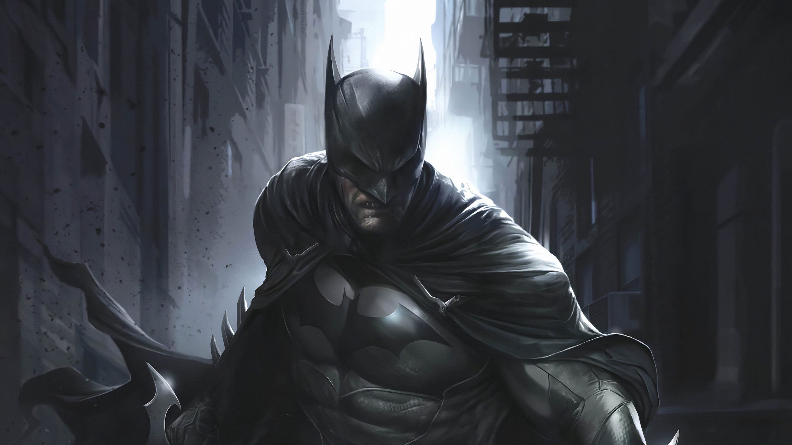 Wallpaper #OkVCjI4B7YBJg1BVj5wi31 Batman Standing in a Dark Alleyway