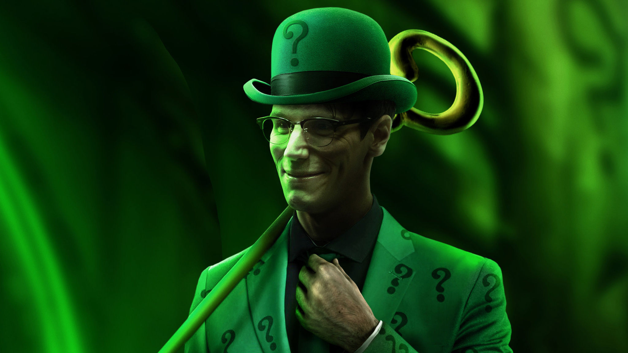 Wallpaper #gwAR7I4BSdW8dNouPhOA42 2048x1152 Gotham the Riddler Wallpaper2048x1152 Resolution HD 4K