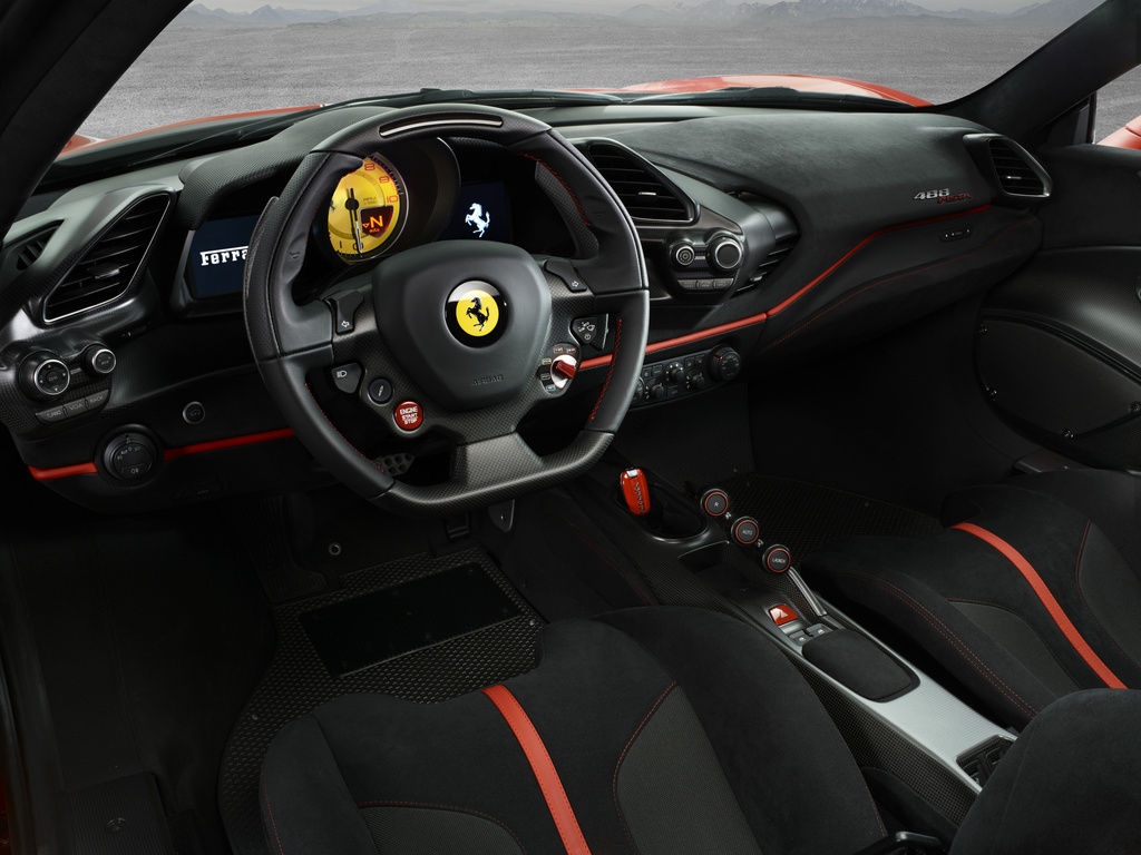 Wallpaper #L33o9I4Bnwiau_P69RGQ45 1024x768 Ferrari 488 Pista Interior 4K 1024x768 Resolution HD 4K