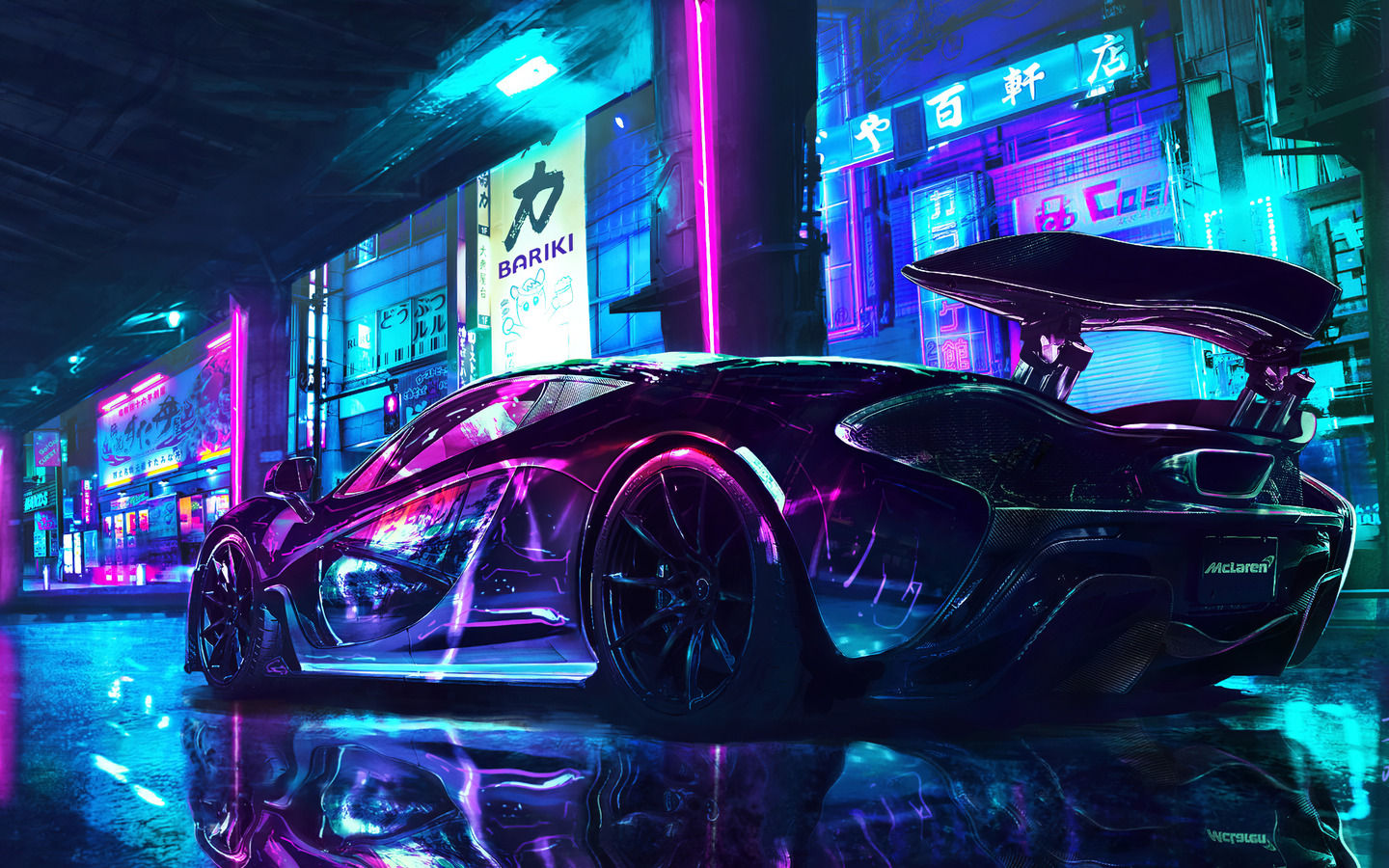 Wallpaper #cHPhg44BFI5NbQksABzP12 1440x900 Mclaren Cyberpunk Chrome Color 4K 1440x900 Resolution HD 4K