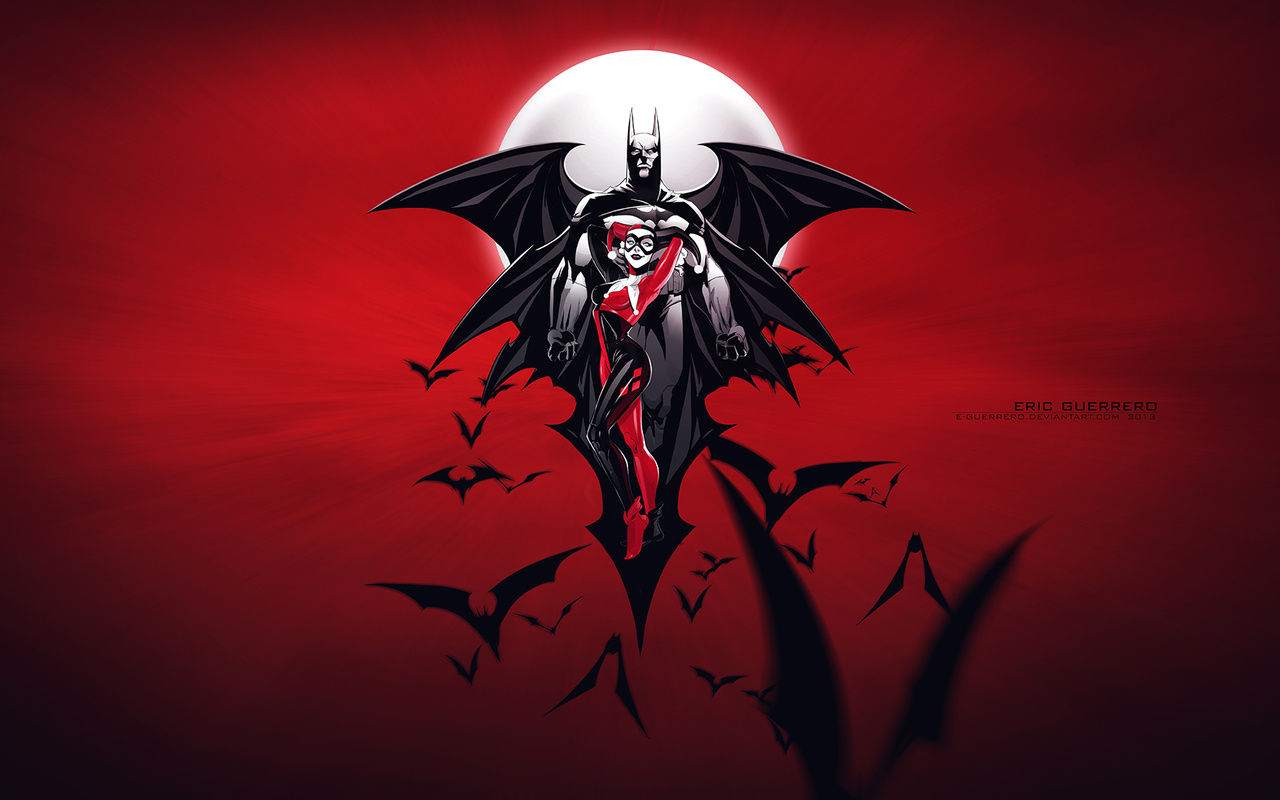 Wallpaper #YWcr-5IBSpphPi3-CZPD433 1280x800 Batman Harley Quinn Art 720p HD 4K Wallpapersimages