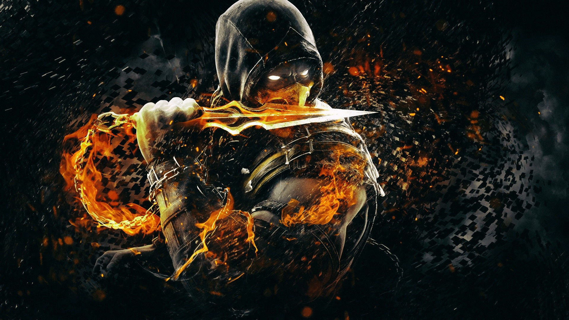 Wallpaper #_X2V9I4Bnwiau_P6og_p21 1920x1080 Scorpion Mortal Kombat Video Game Laptop Full HD 1080p HD 4K
