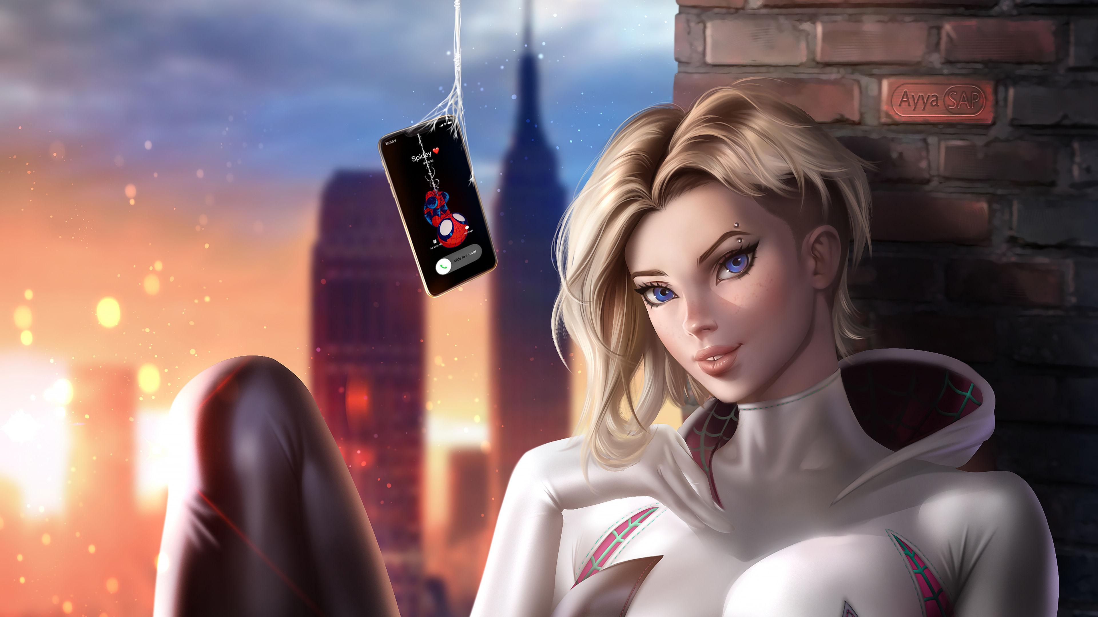 Wallpaper #AB325 Spider Gwen HD Wallpapers Wallpaper Cave