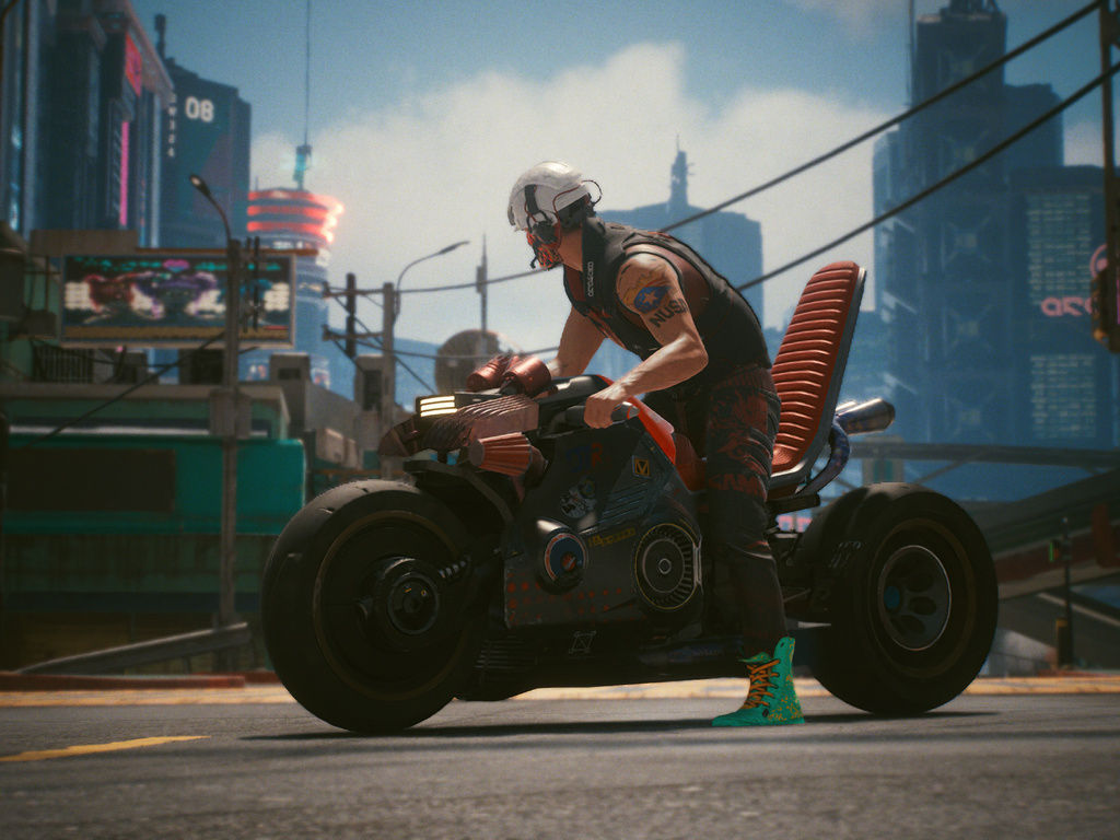 Wallpaper #MvQZOZMBKFX8bn3rFHbt77 1024x768 Biker Boy Cyberpunk 2077 4K 1024x768 Resolution HD 4K