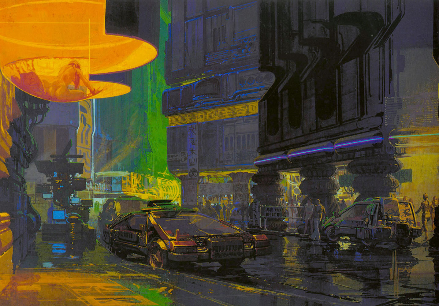 Wallpaper #zUKvPZMBOBpx0NhmJcX9297 Soncept Art for Blade Runner by Syd Mead 1982 Blog