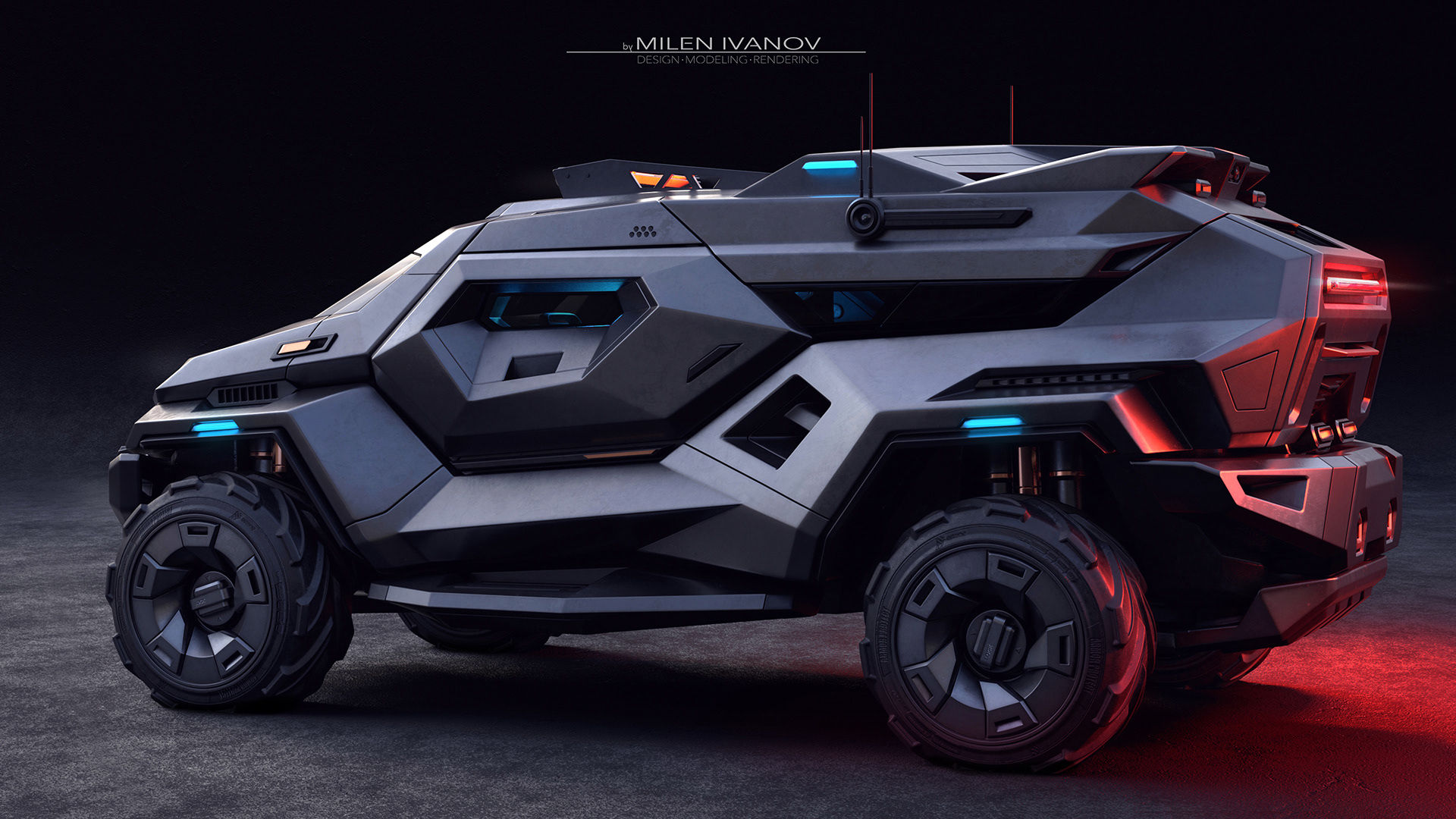 Wallpaper #aX38844Bnwiau_P6Gg4p39 Armortruck SUV Concept by Milen Ivanov Blog
