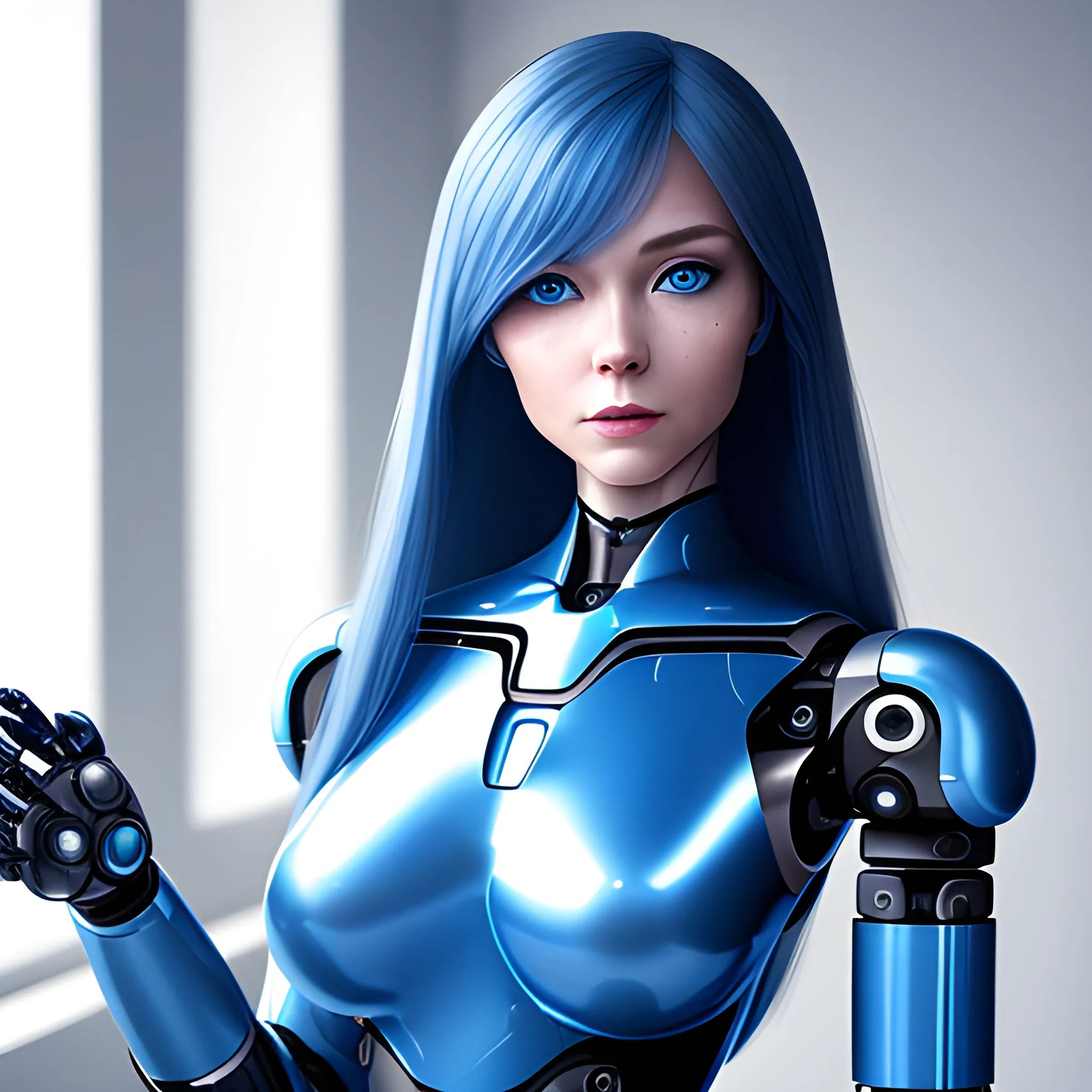 Wallpaper #OW0dapcBycdYOYFTOnEz52 Female Robot Face
