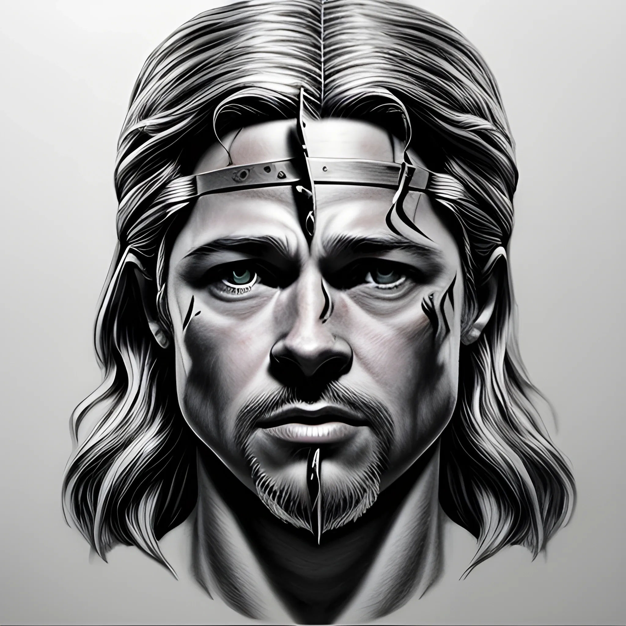 Wallpaper #rztWcJcBSWmA-tzpc4_4196 Leonidas Art Black and White