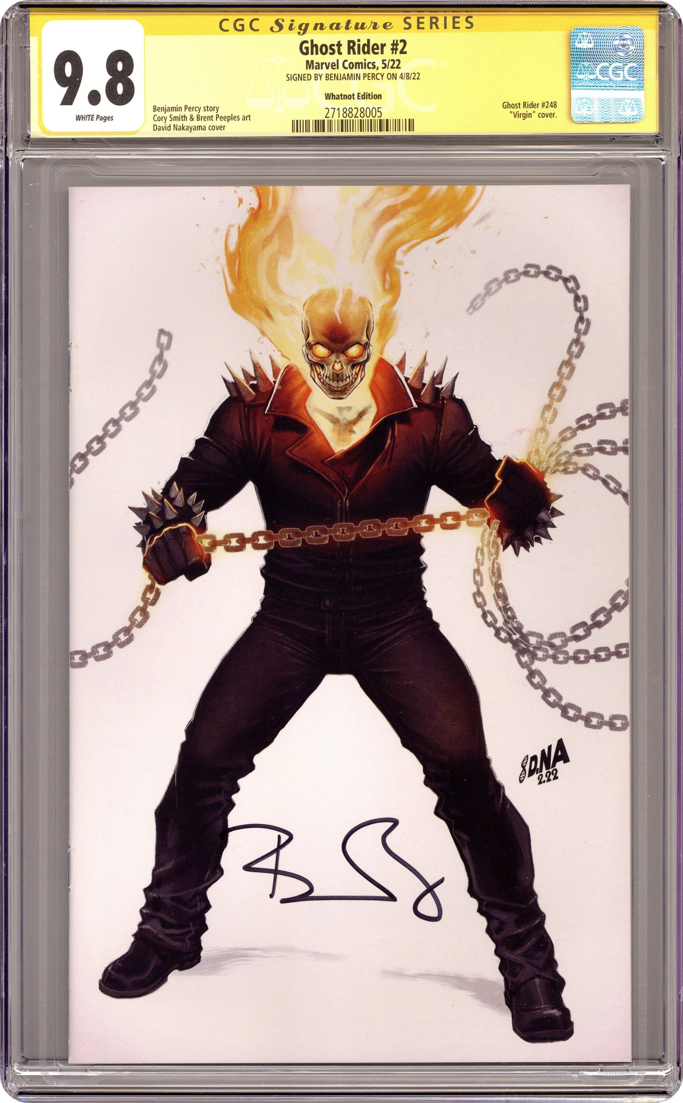 Wallpaper #g_TPOpMBKFX8bn3rq3n_189 Ghost Rider 2022 Marvel 2illuminatic Cgc 98 Ss Benjamin Percy