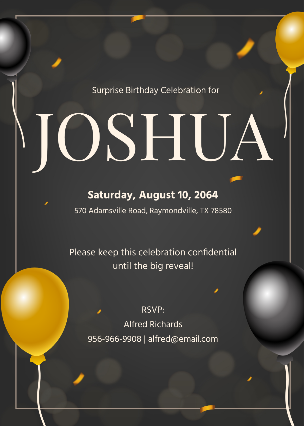 Wallpaper #i2cP5pIBSpphPi3-eTKB258 Free Surprise Party Invitation Template Edit Online Download